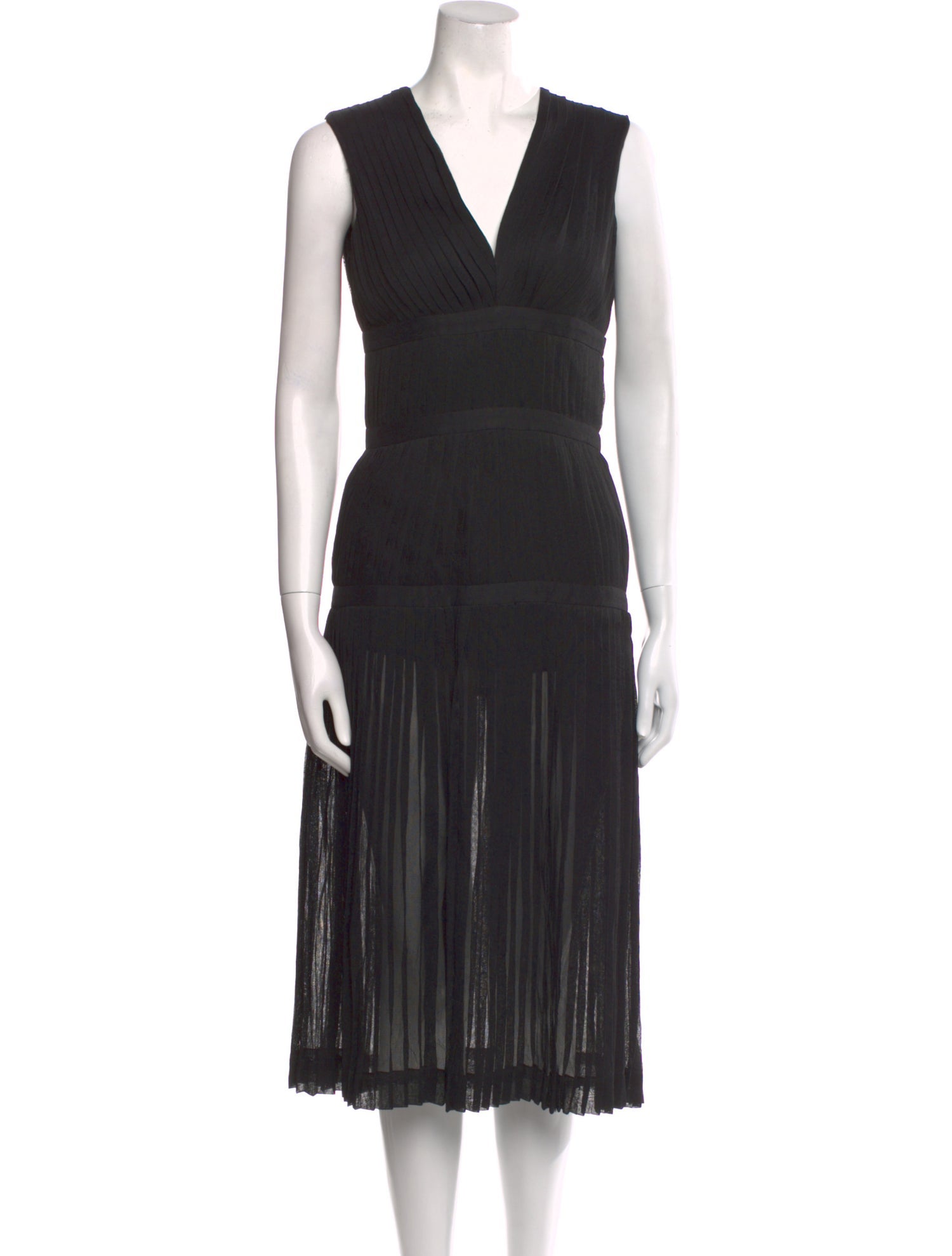 Altuzarra V-Neck Midi Length Dress