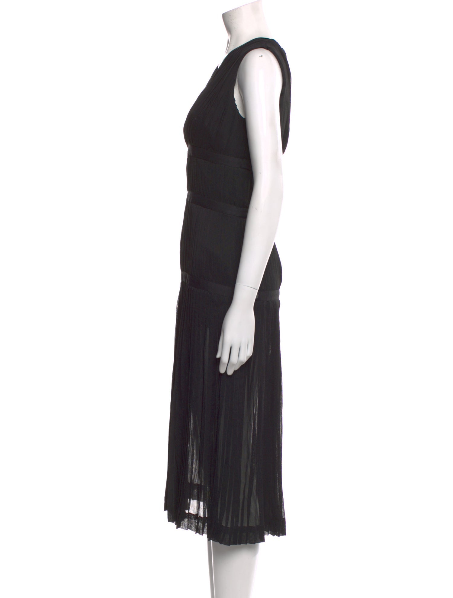 Altuzarra V-Neck Midi Length Dress