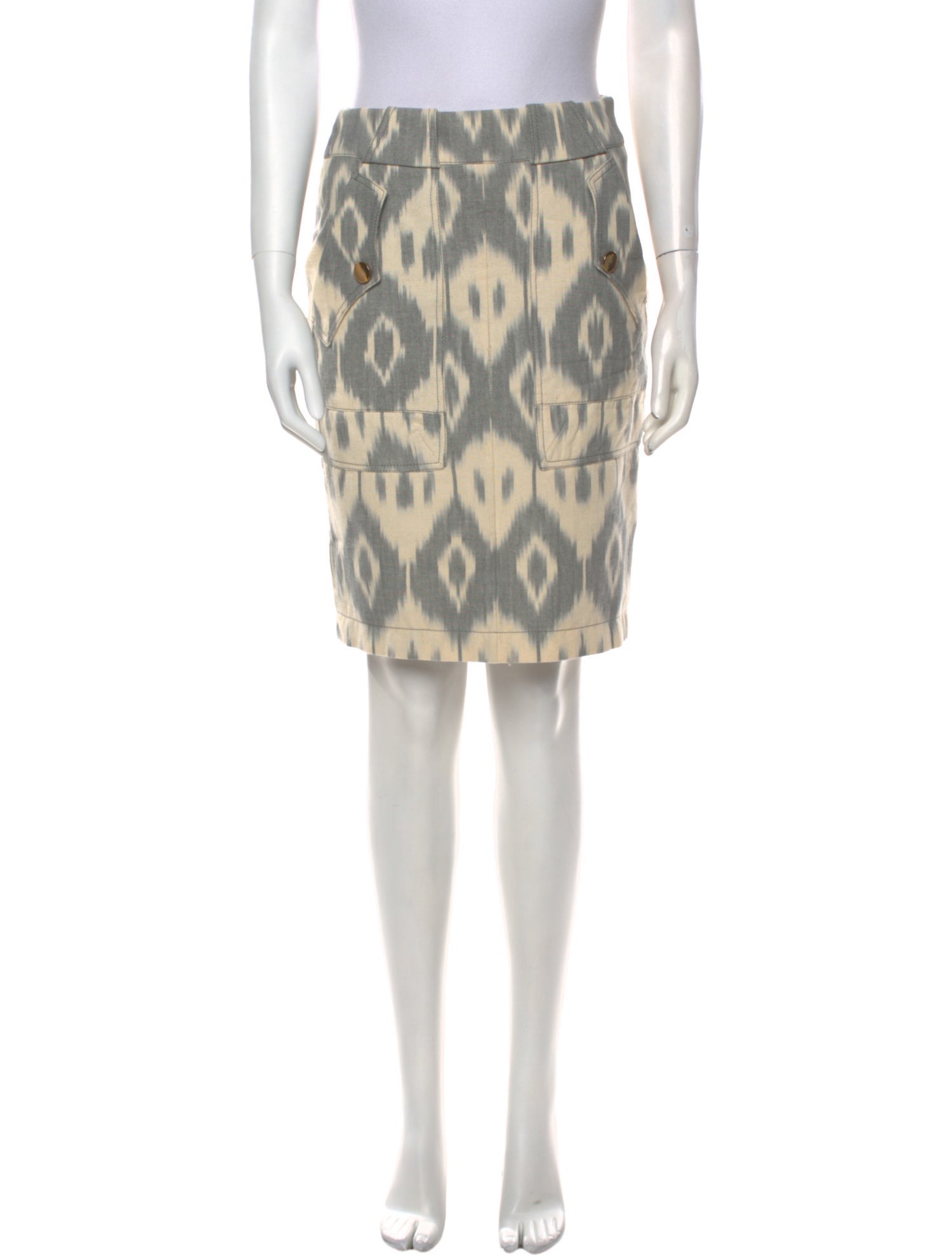 Altuzarra Printed Knee-Length Skirt