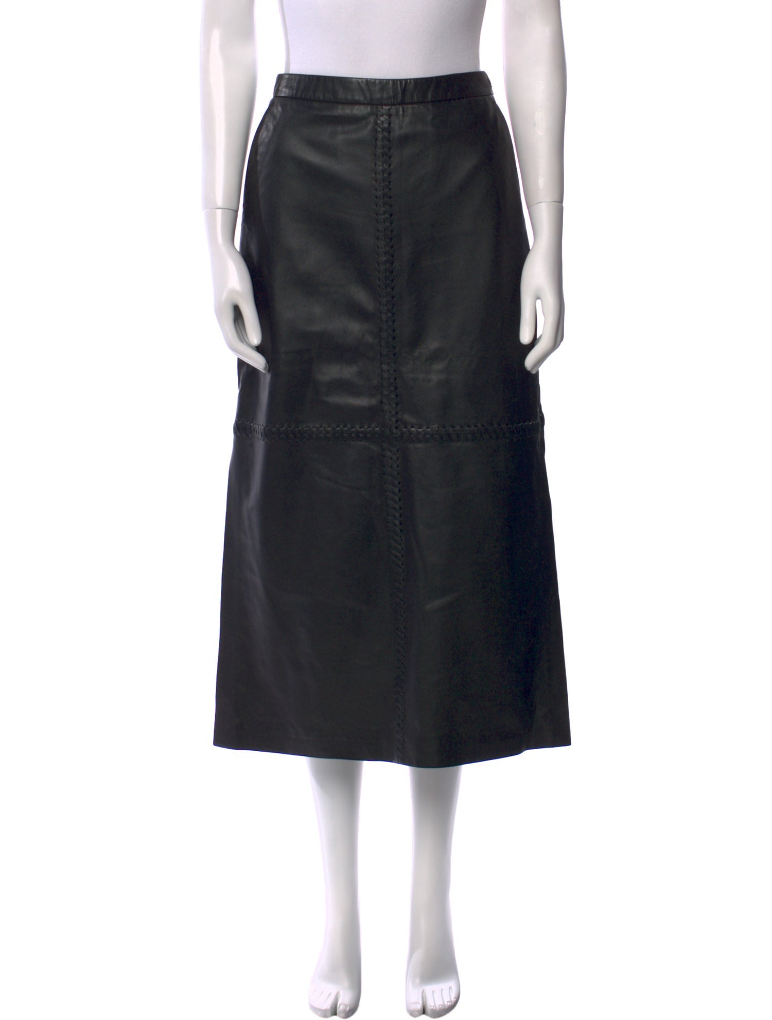 Altuzarra Linen Midi Length Skirt