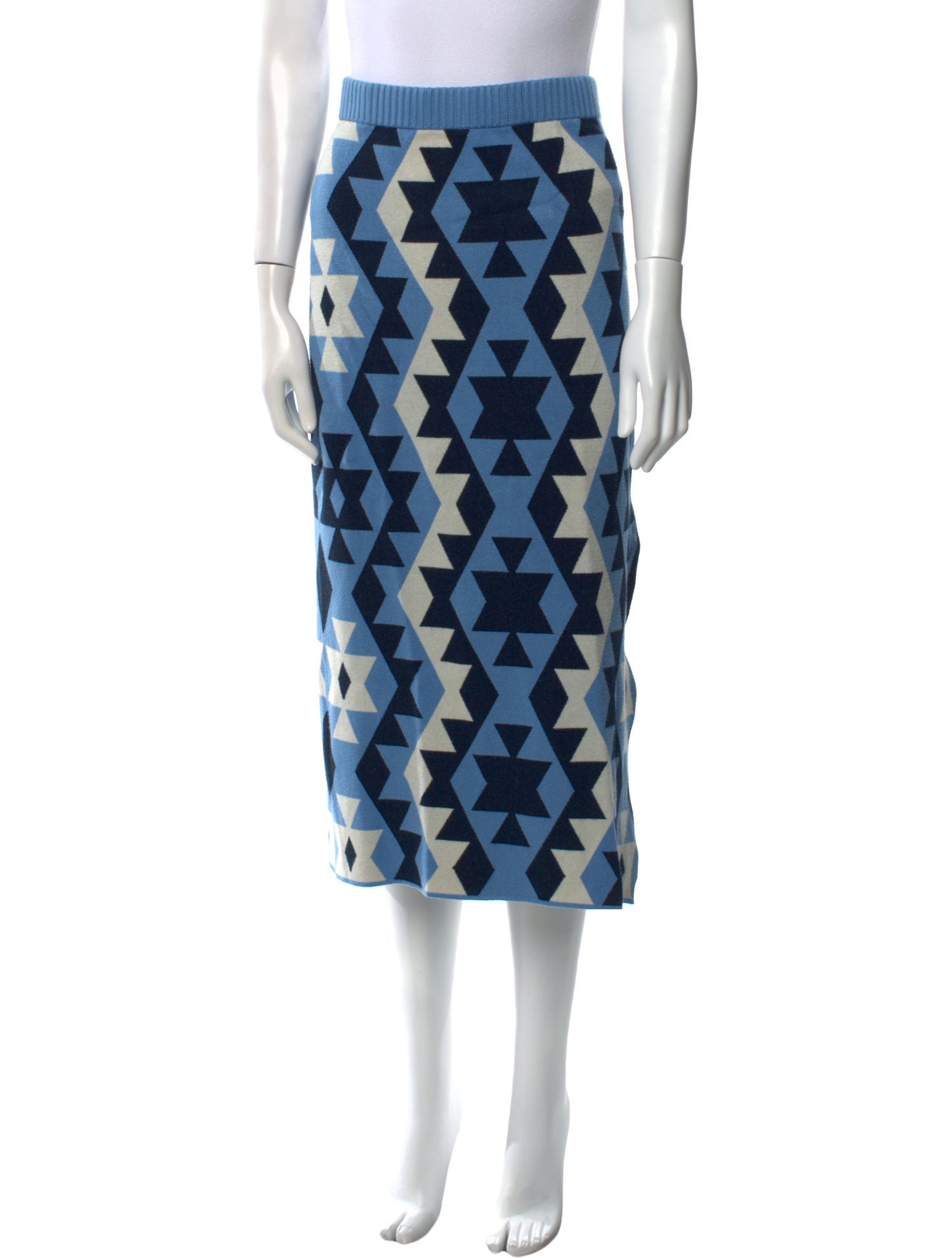 Altuzarra Printed Midi Length Skirt