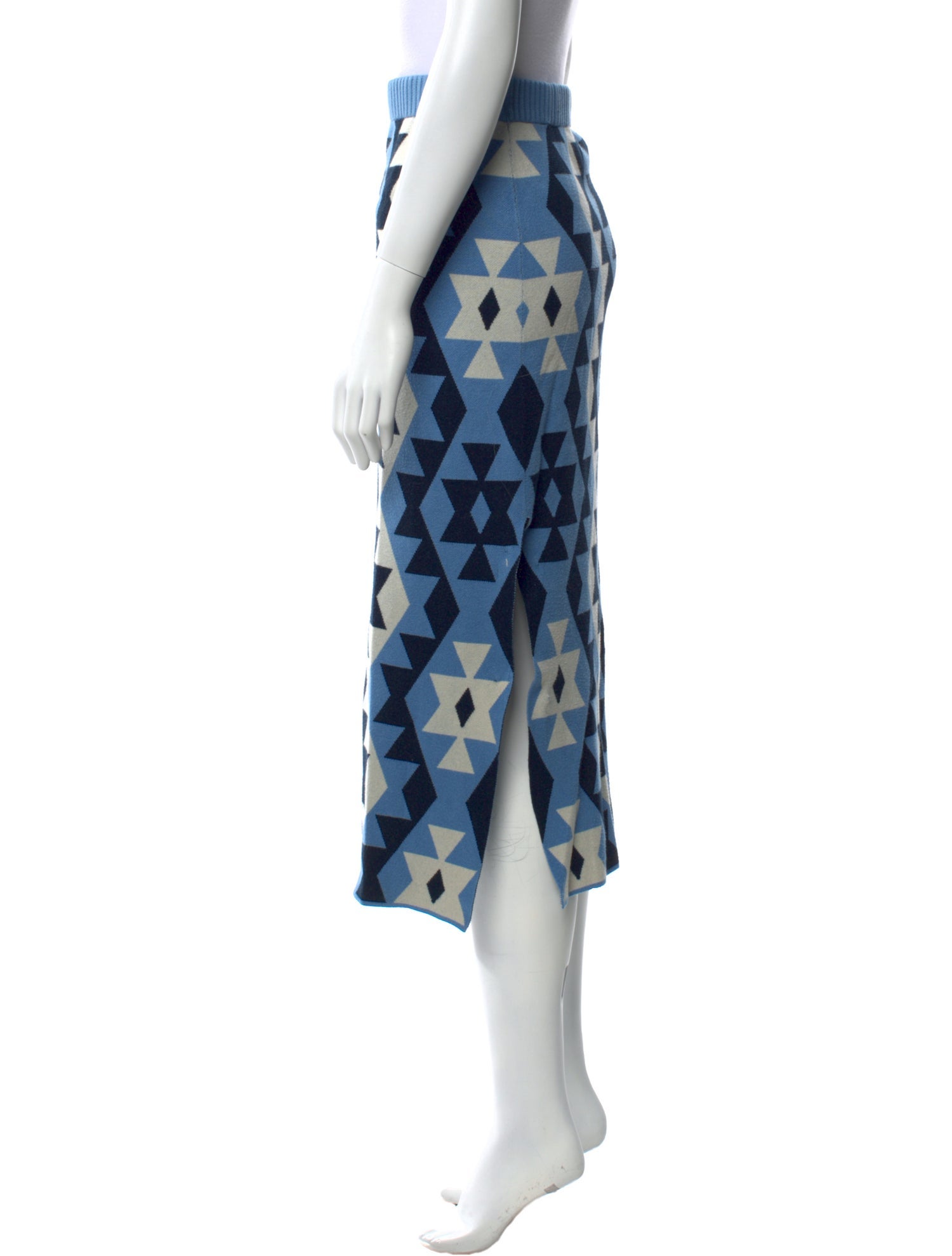 Altuzarra Printed Midi Length Skirt