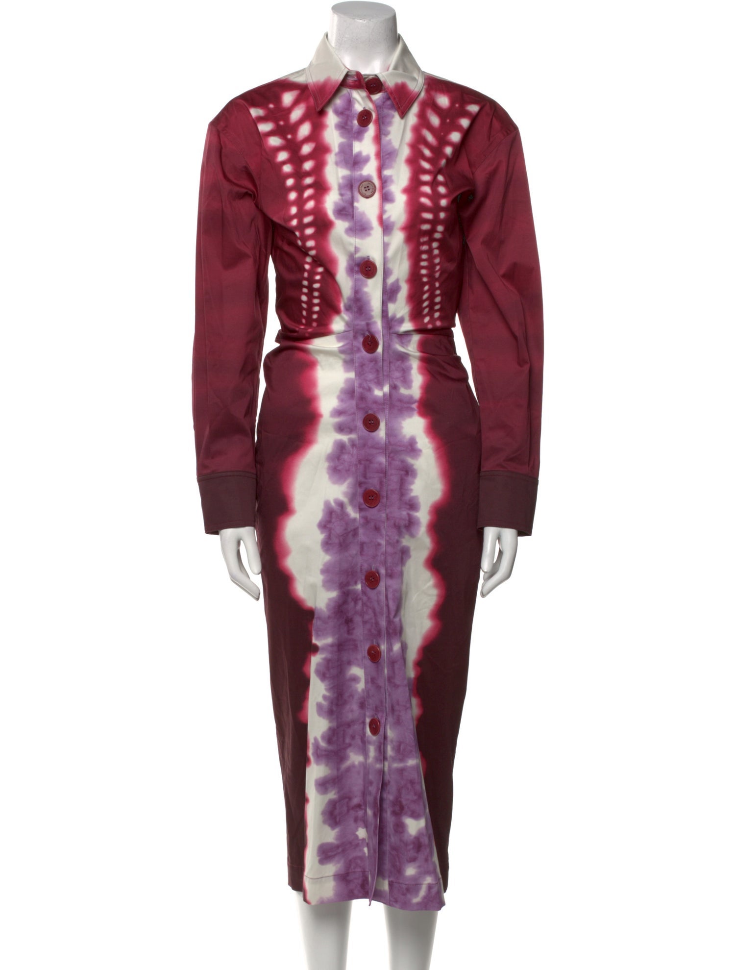 Altuzarra Tie-Dye Print Long Dress w/ Tags