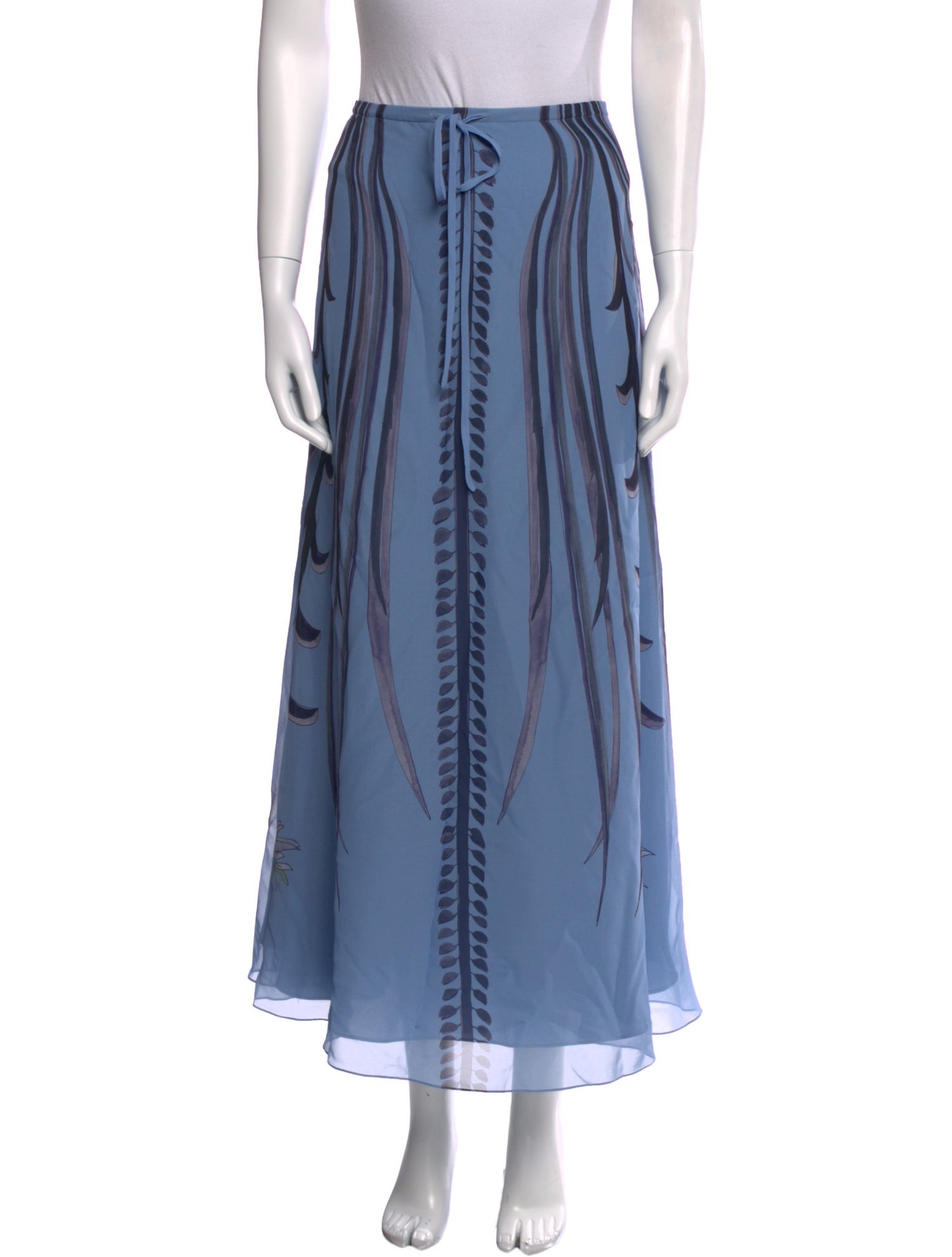 Altuzarra Silk Midi Length Skirt