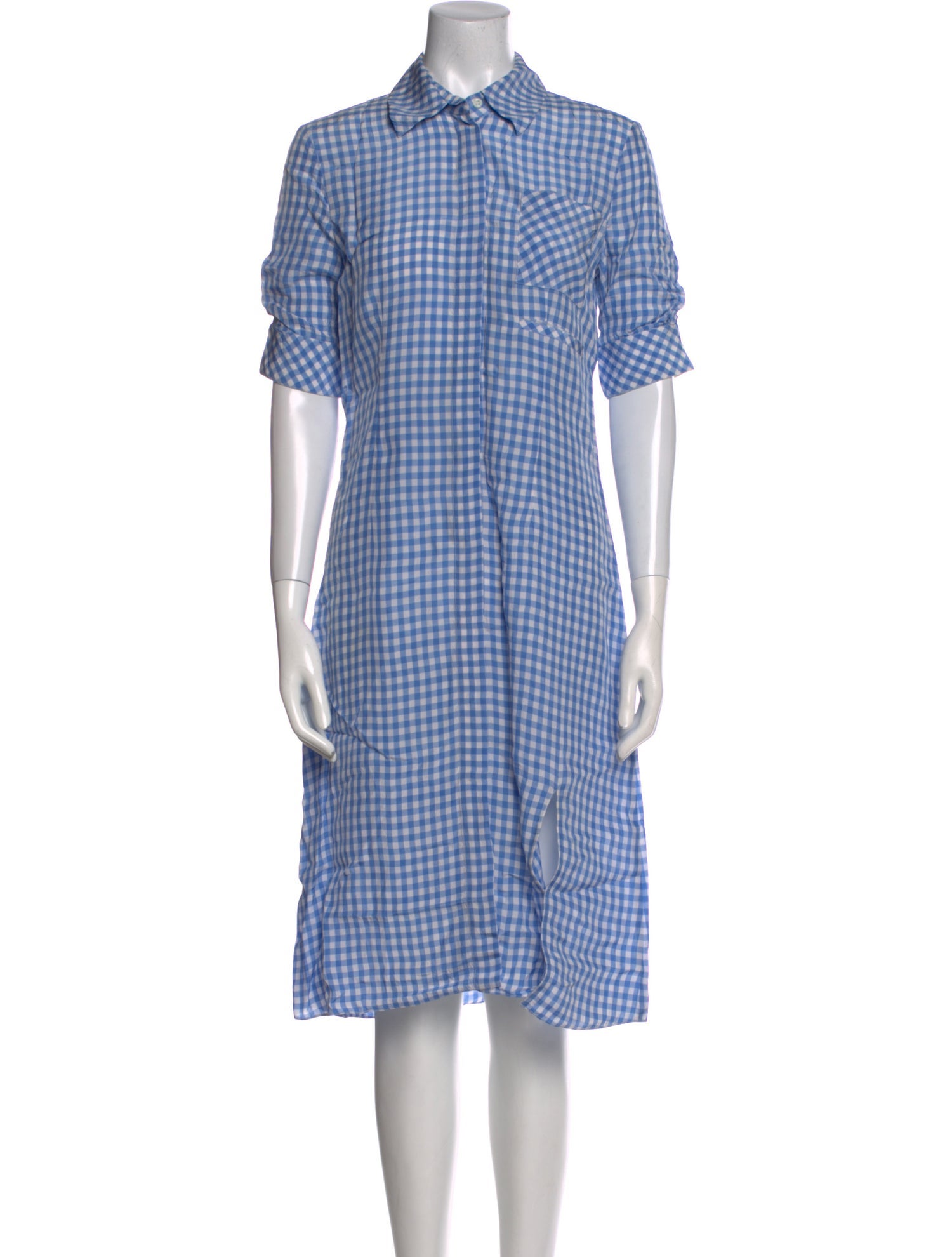 Altuzarra Plaid Print Knee-Length Dress