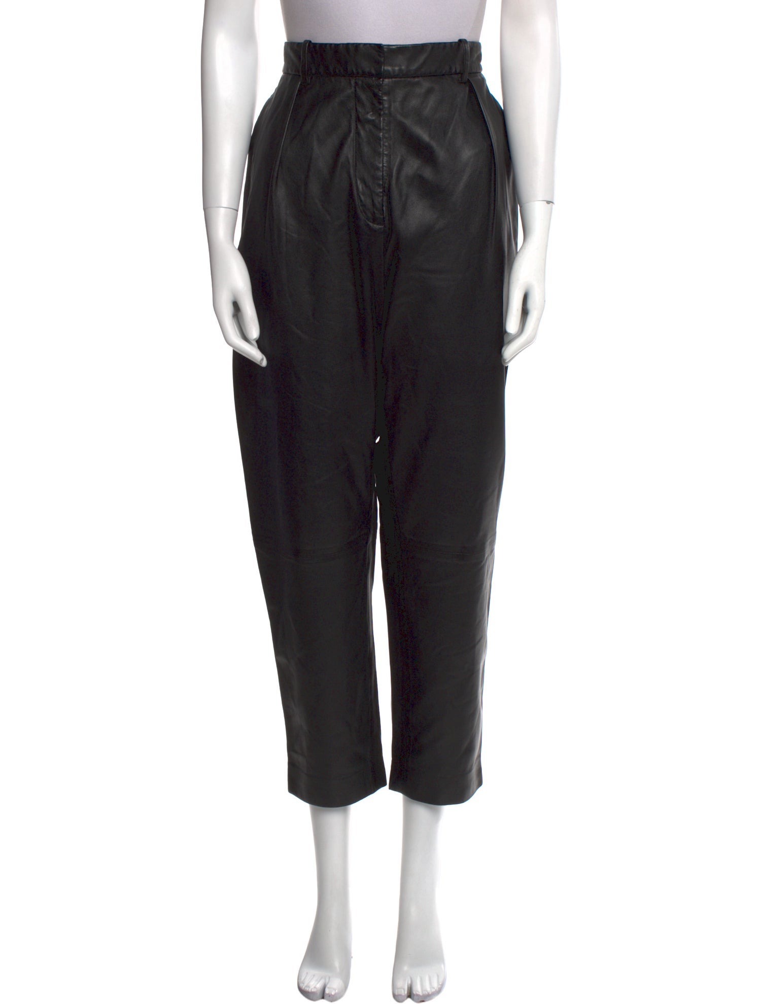 Altuzarra Lamb Leather Straight Leg Pants