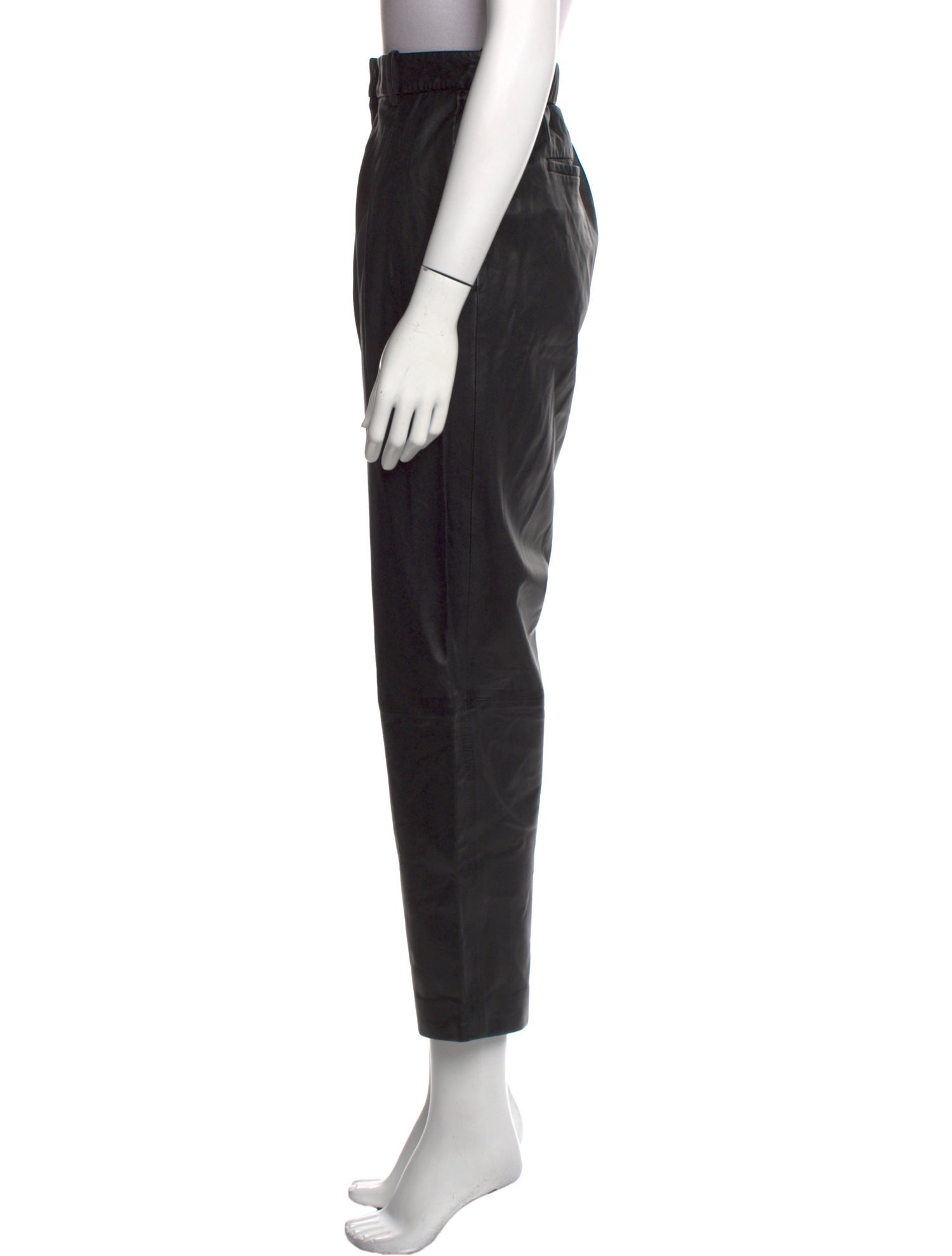 Altuzarra Lamb Leather Straight Leg Pants