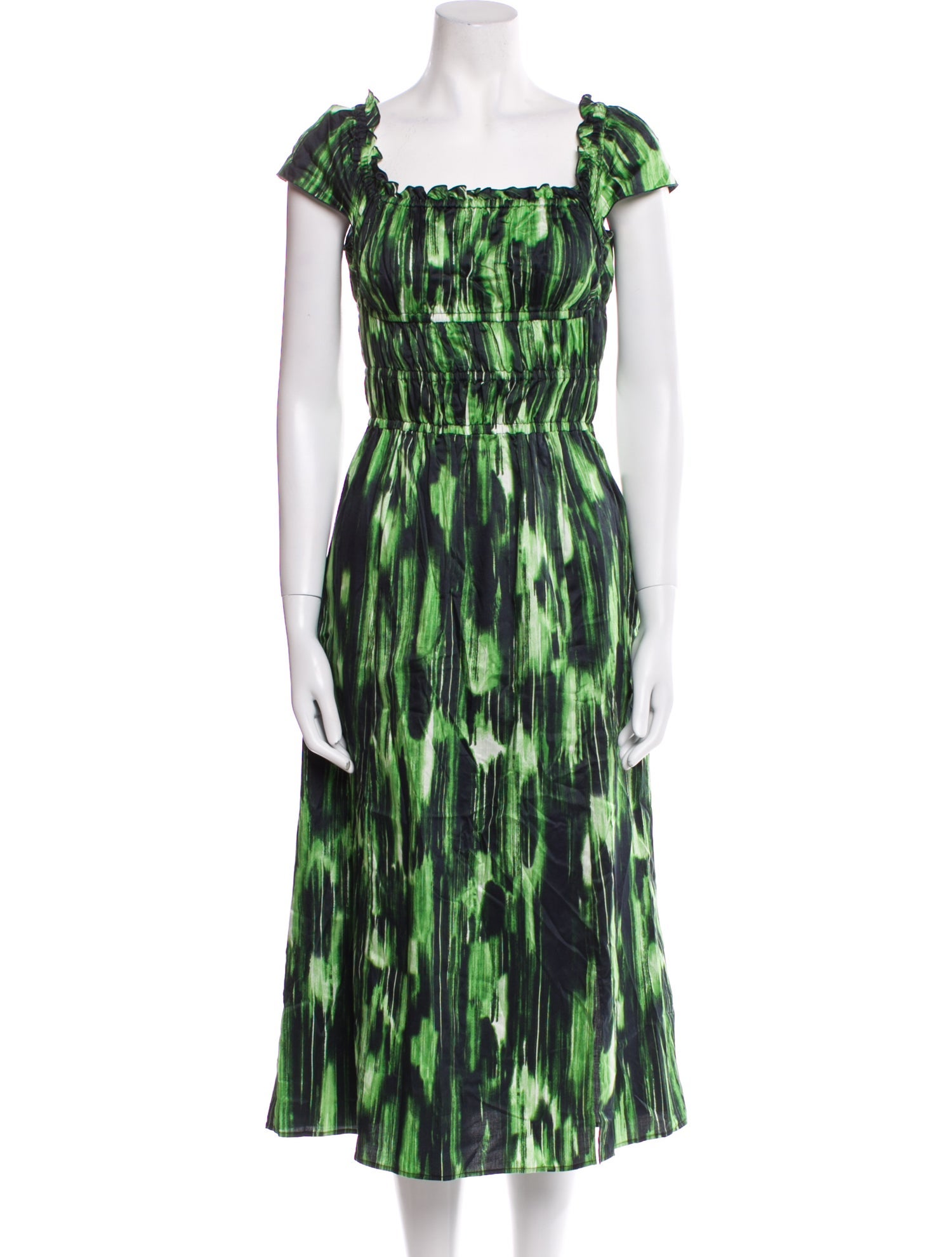 Altuzarra Printed Midi Length Dress