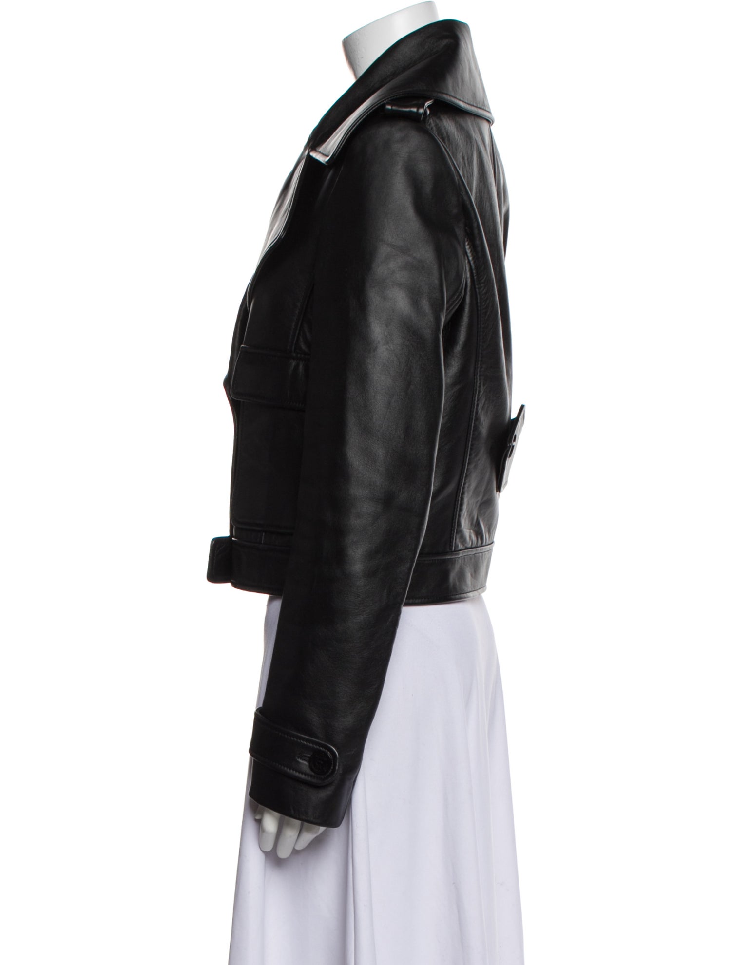 Altuzarra Lamb Leather Biker Jacket