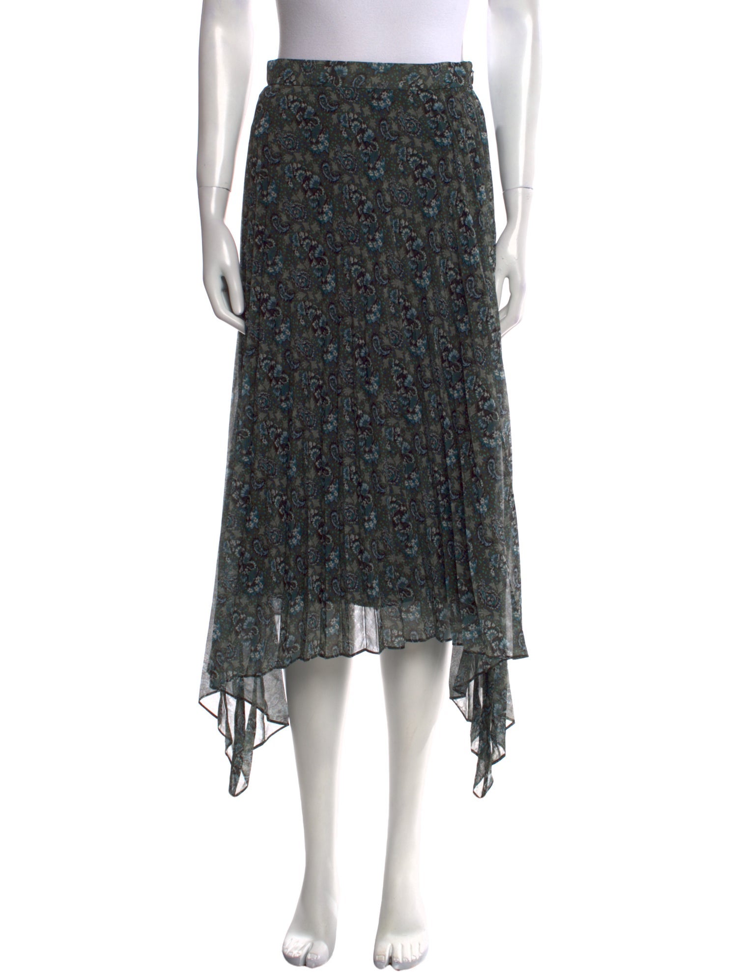 Altuzarra Floral Print Midi Length Skirt