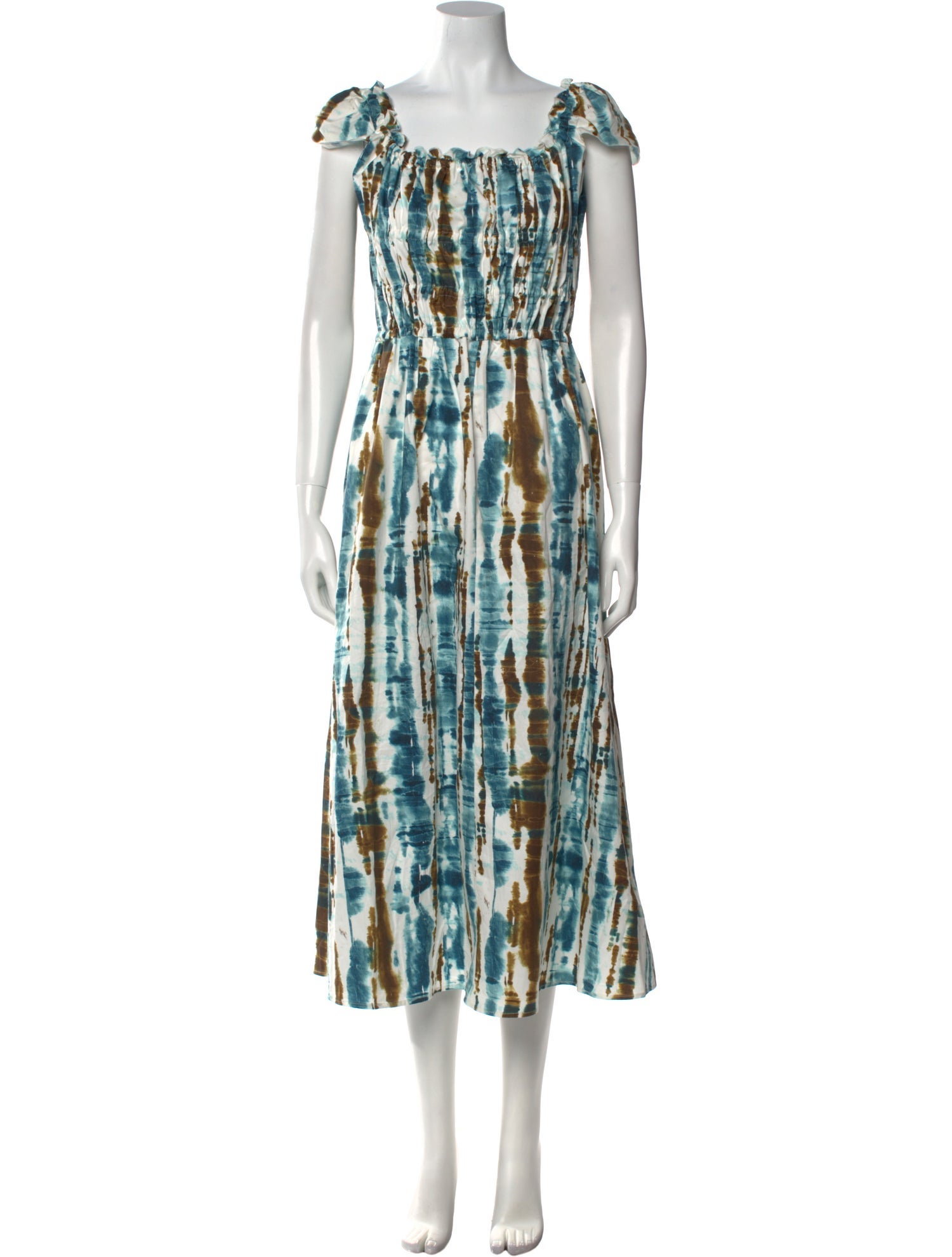 Altuzarra Printed Midi Length Dress