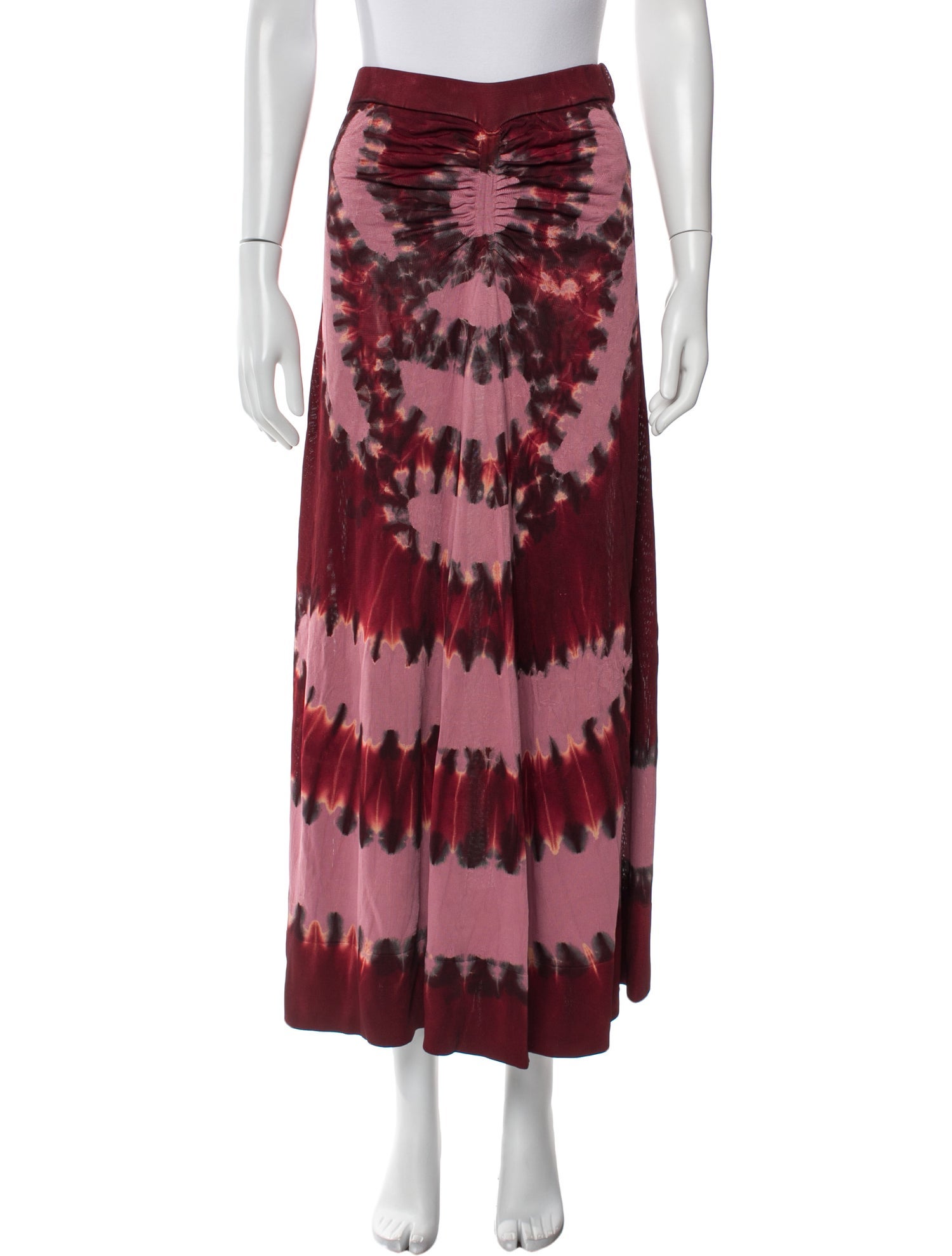 Altuzarra Tie-Dye Print Midi Length Skirt