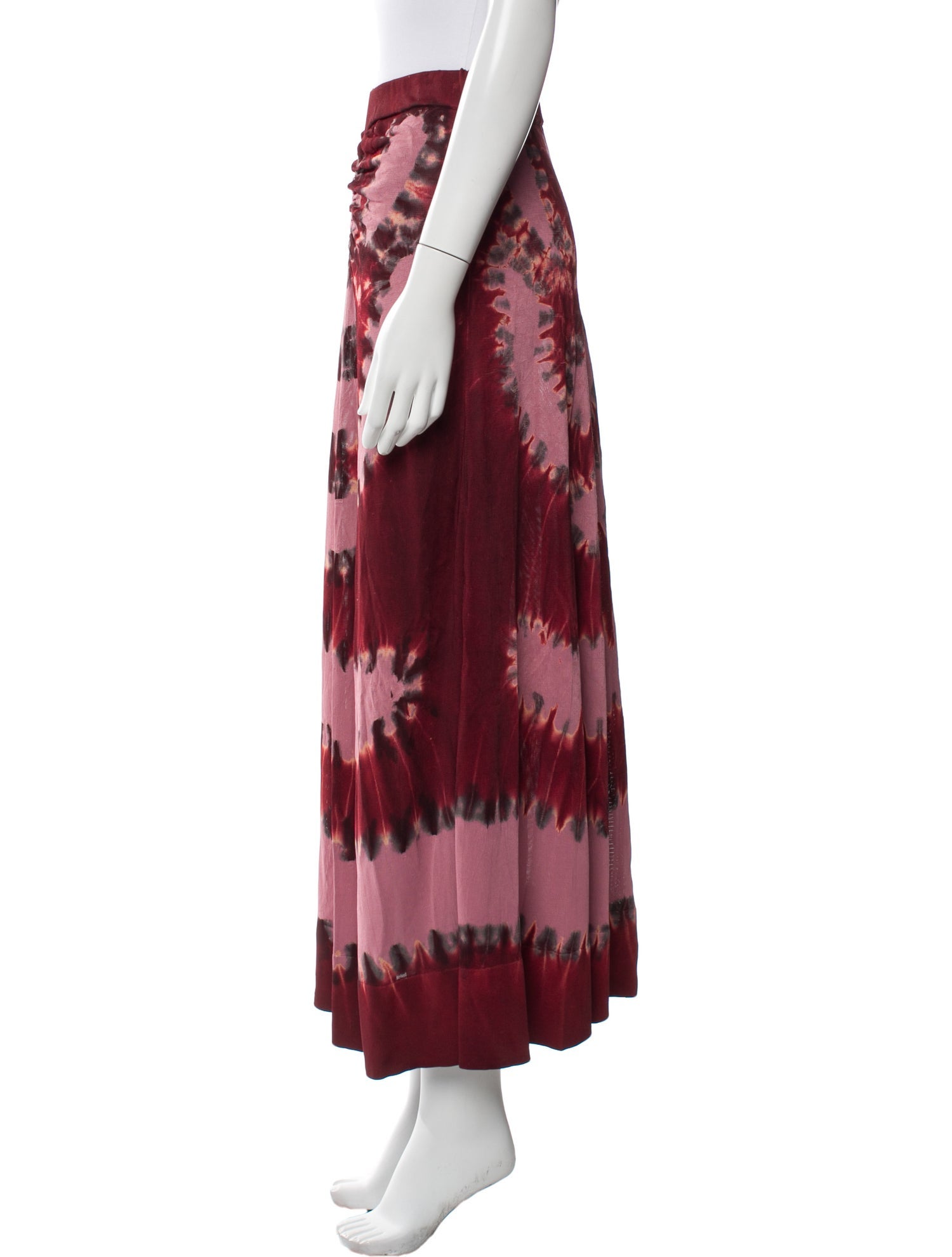 Altuzarra Tie-Dye Print Midi Length Skirt