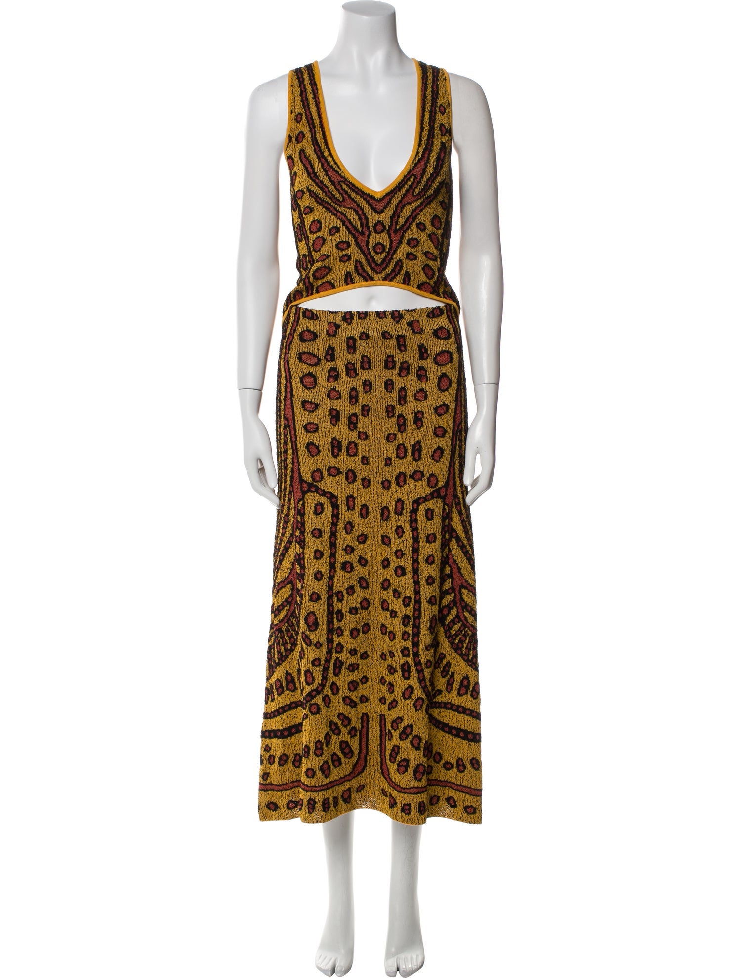 Altuzarra Printed Long Dress