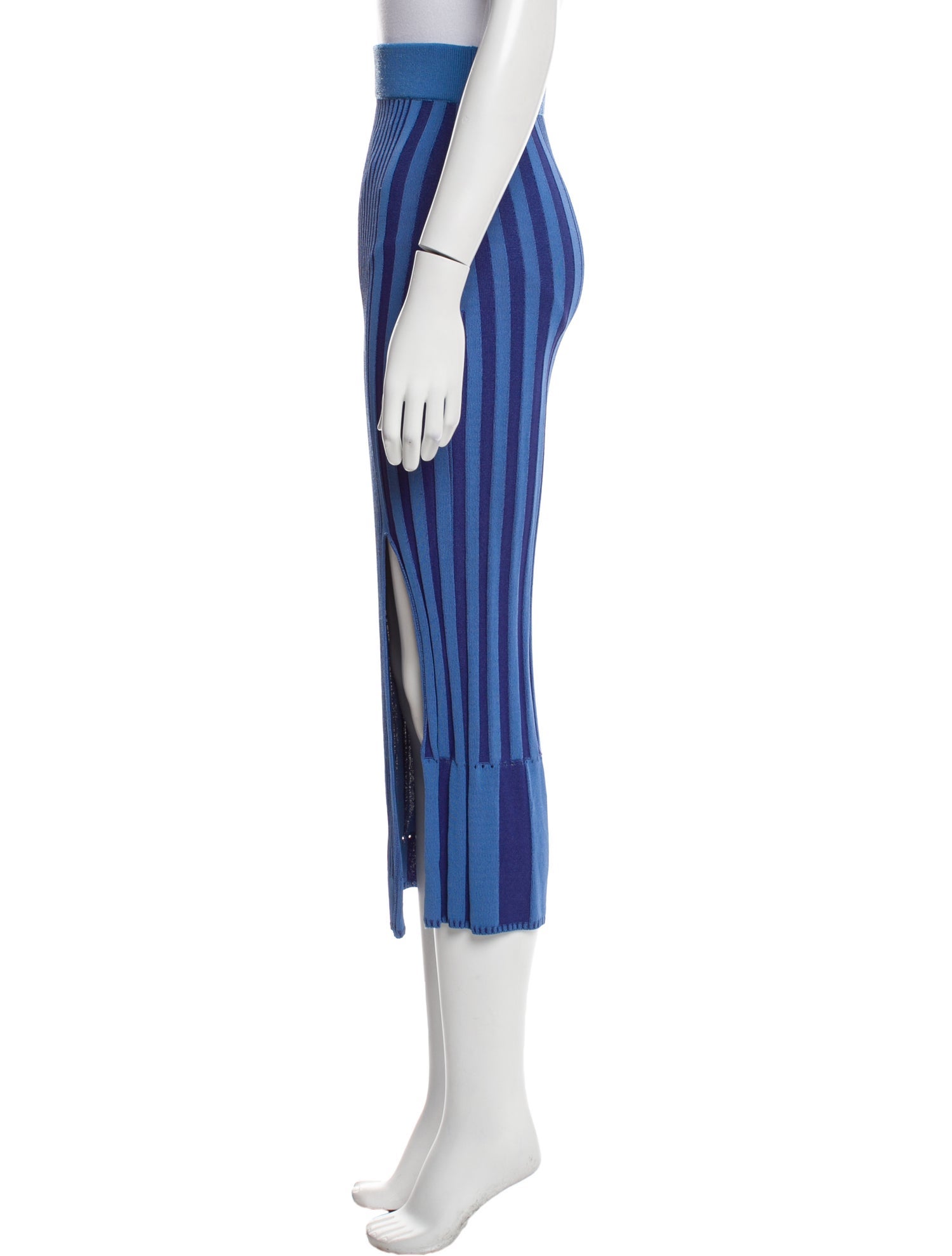 Altuzarra Striped Midi Length Skirt