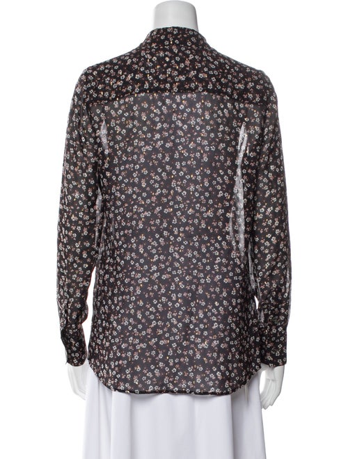 Altuzarra Silk Printed Button-Up Top