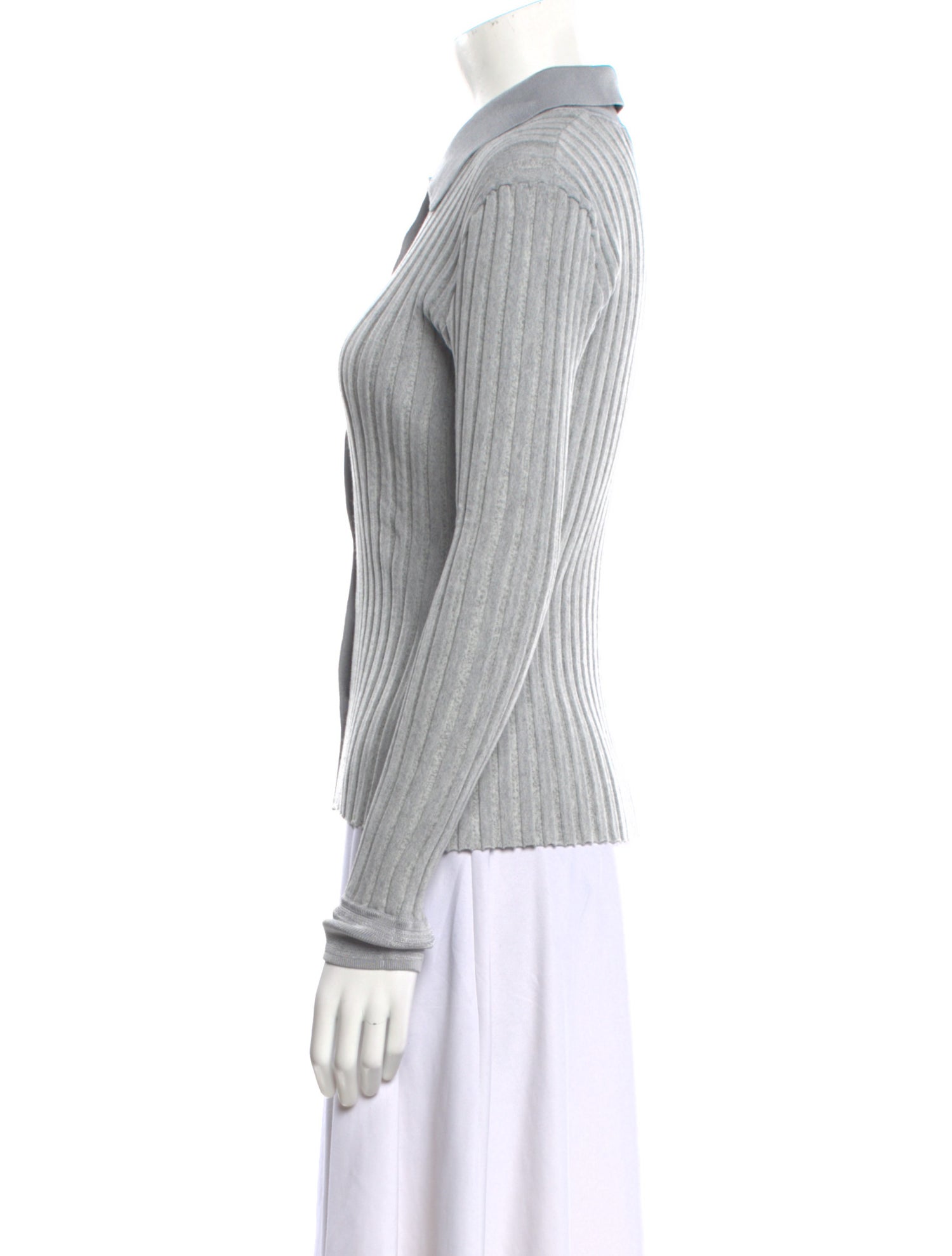 Altuzarra Striped Long Sleeve Button-Up Top