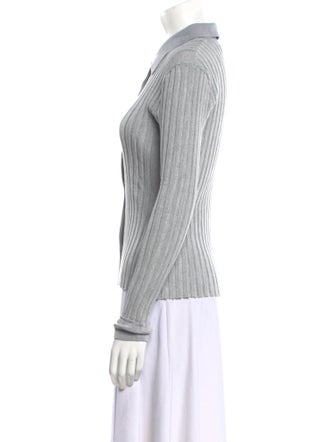 Altuzarra Striped Long Sleeve Button-Up Top