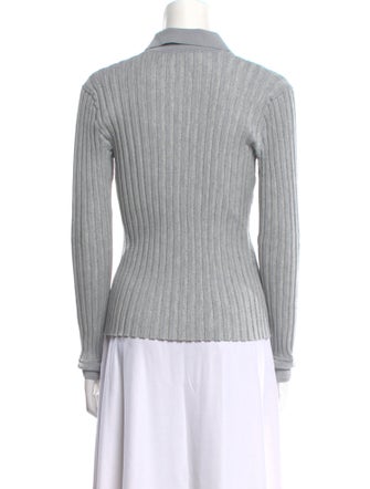 Altuzarra Striped Long Sleeve Button-Up Top