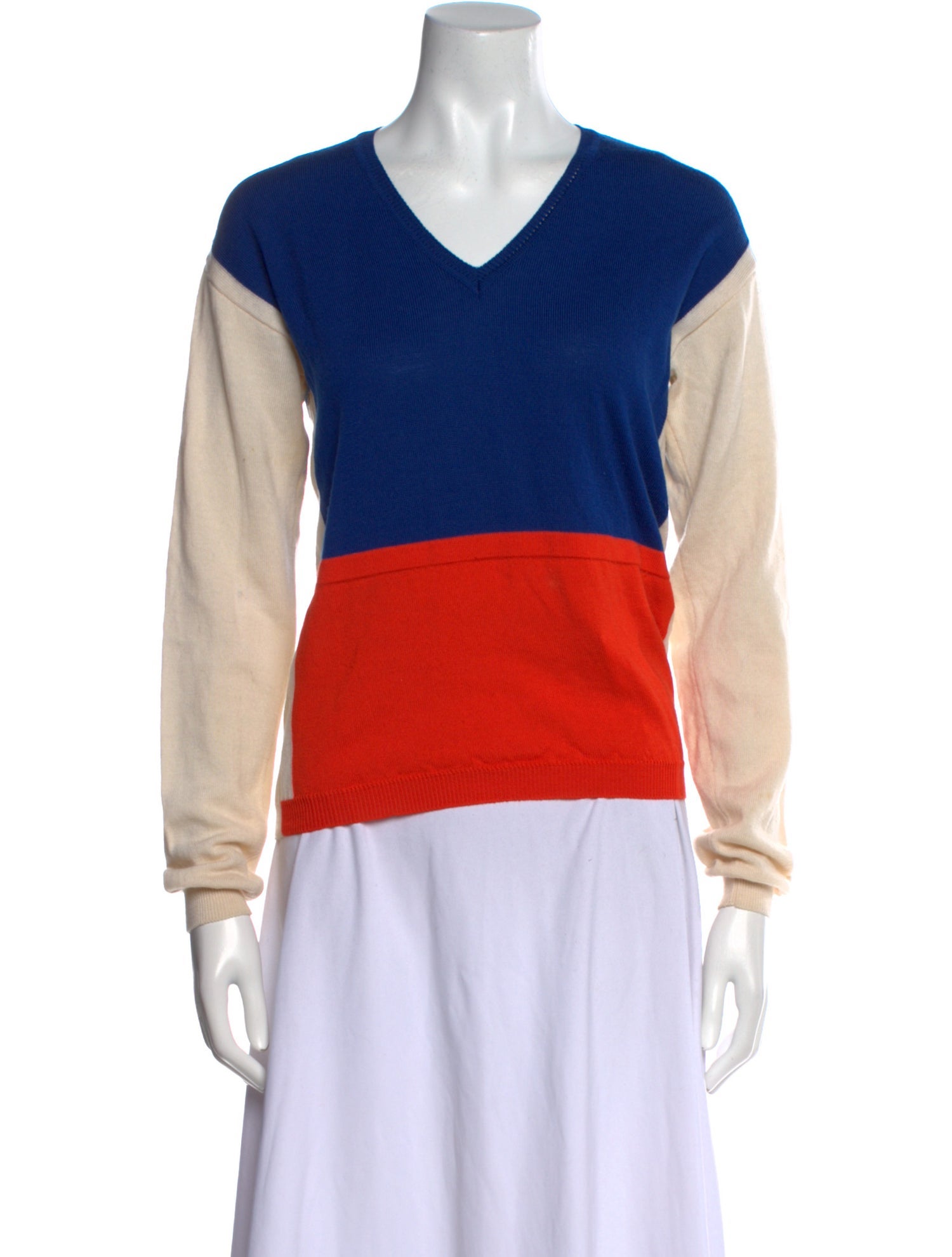Altuzarra Wool Colorblock Pattern Sweater