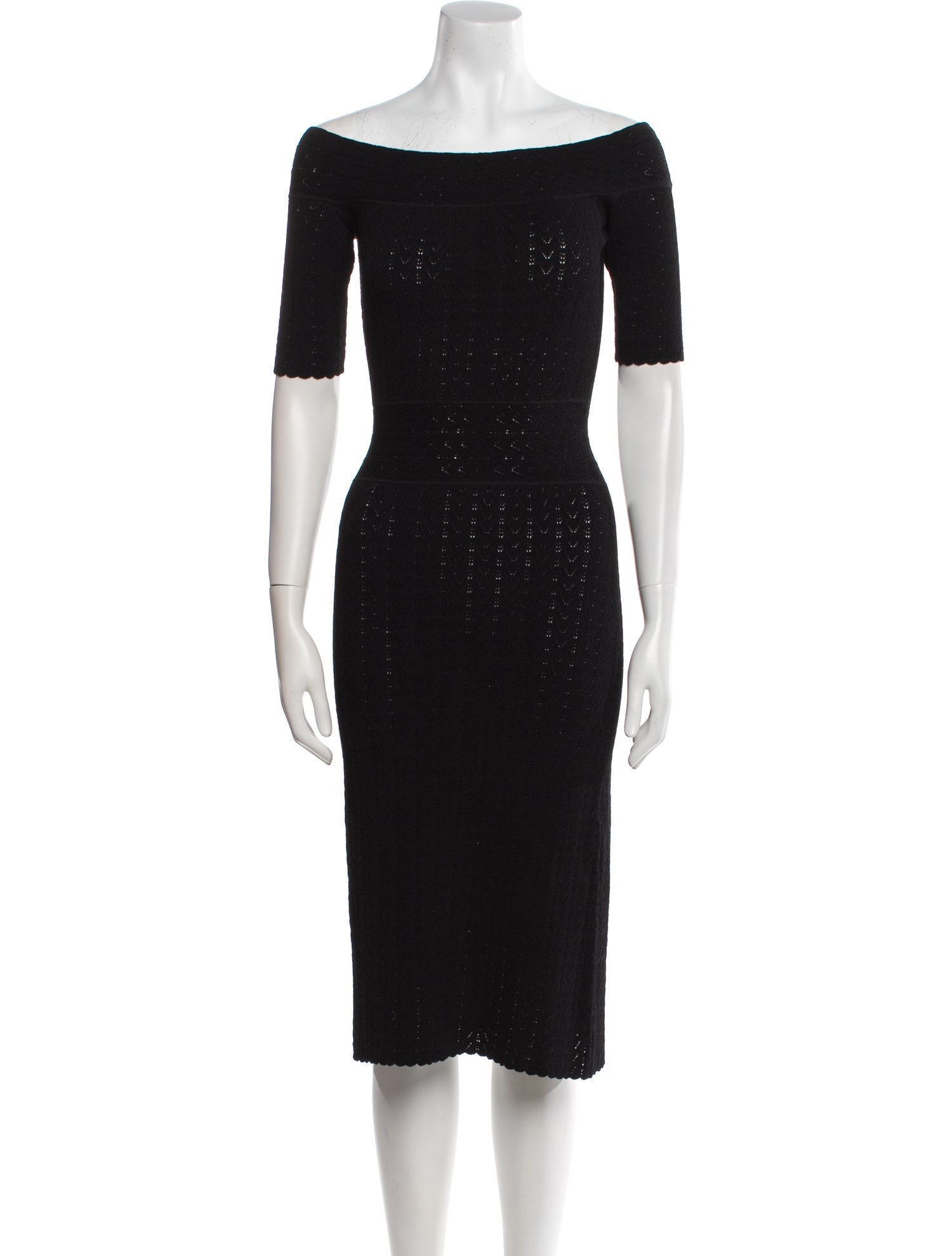 Altuzarra Bateau Neckline Knee-Length Dress