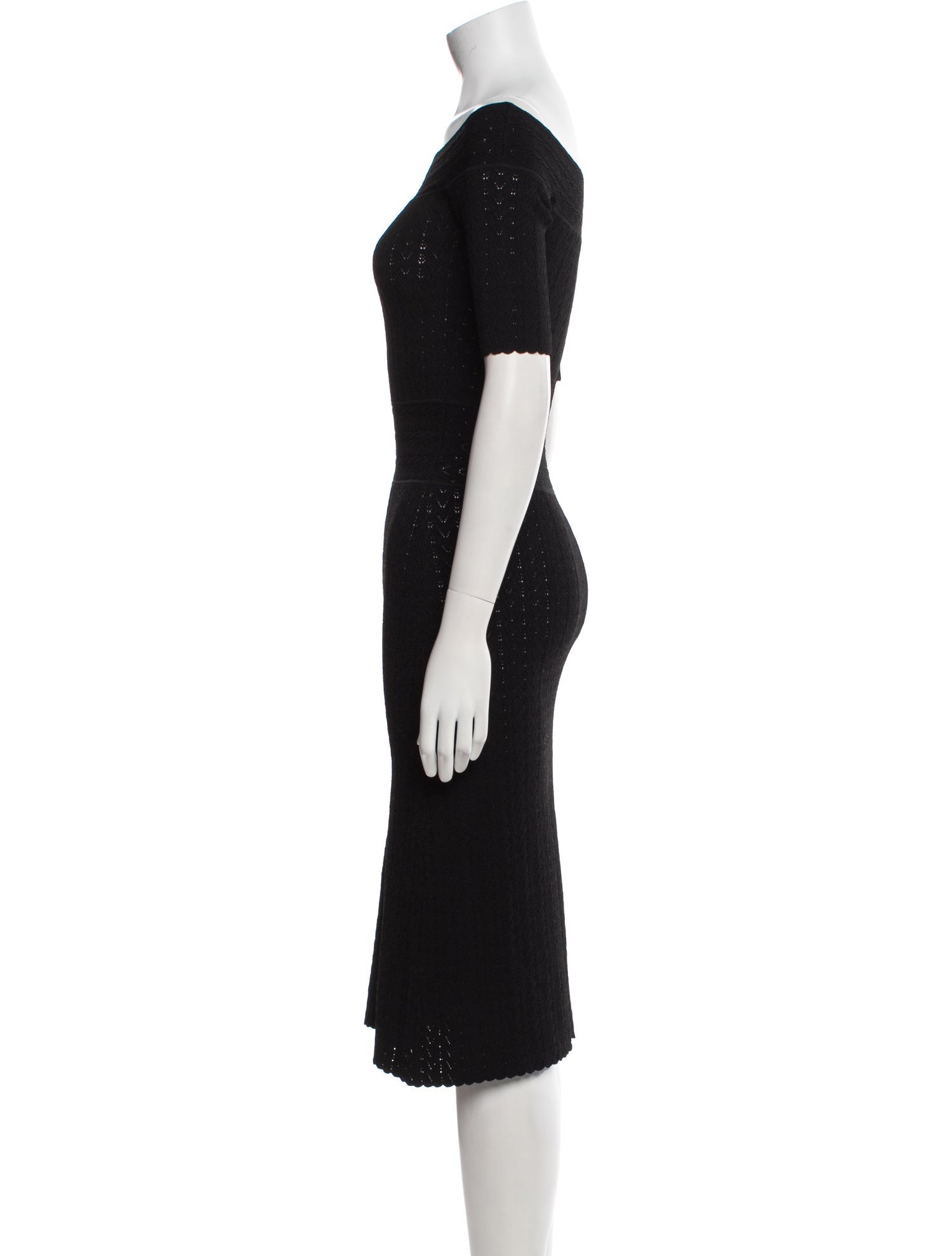 Altuzarra Bateau Neckline Knee-Length Dress