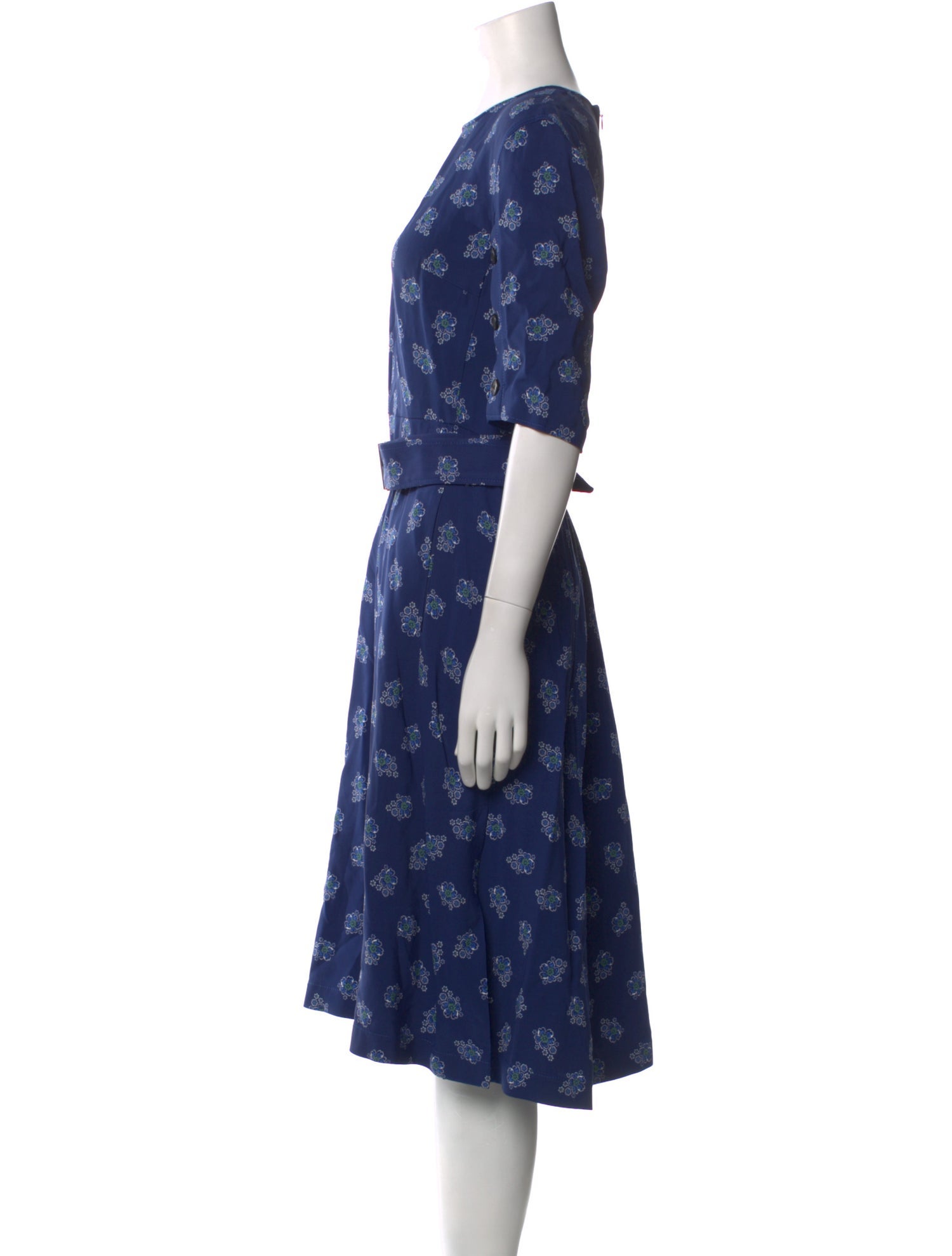 Altuzarra Floral Print Midi Length Dress