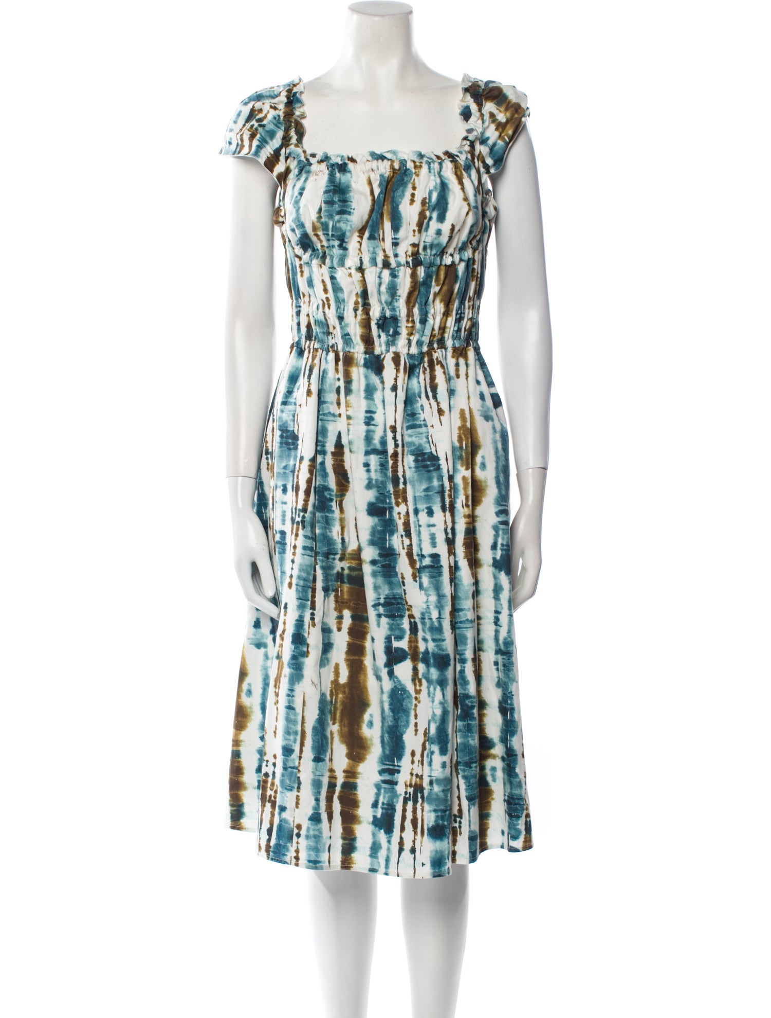 Altuzarra Printed Midi Length Dress