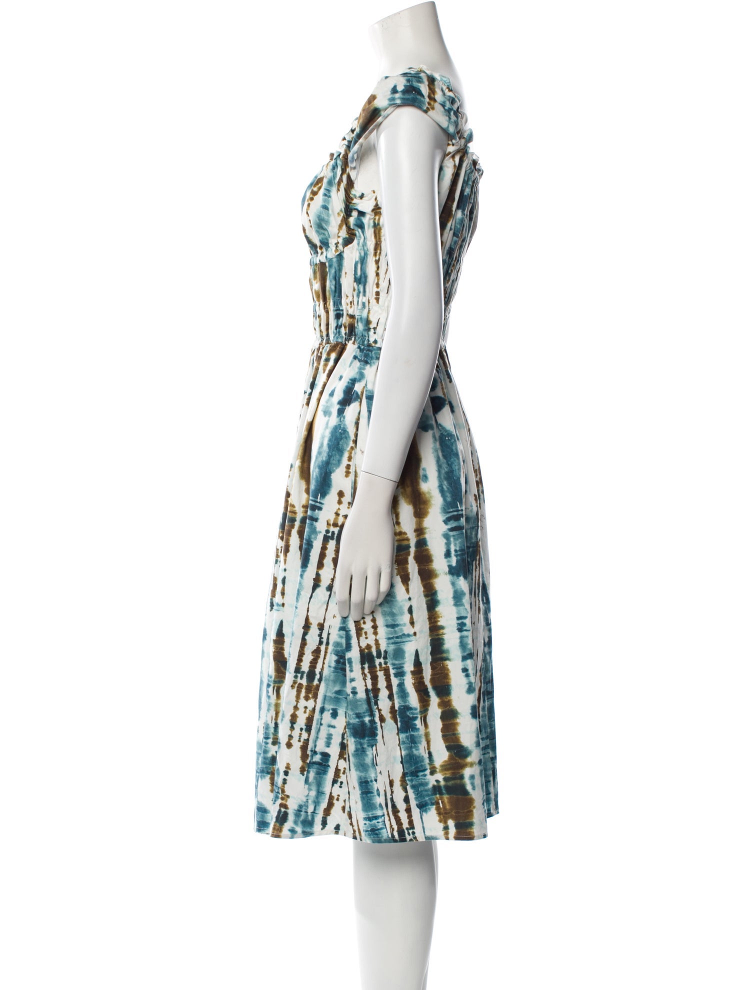 Altuzarra Printed Midi Length Dress