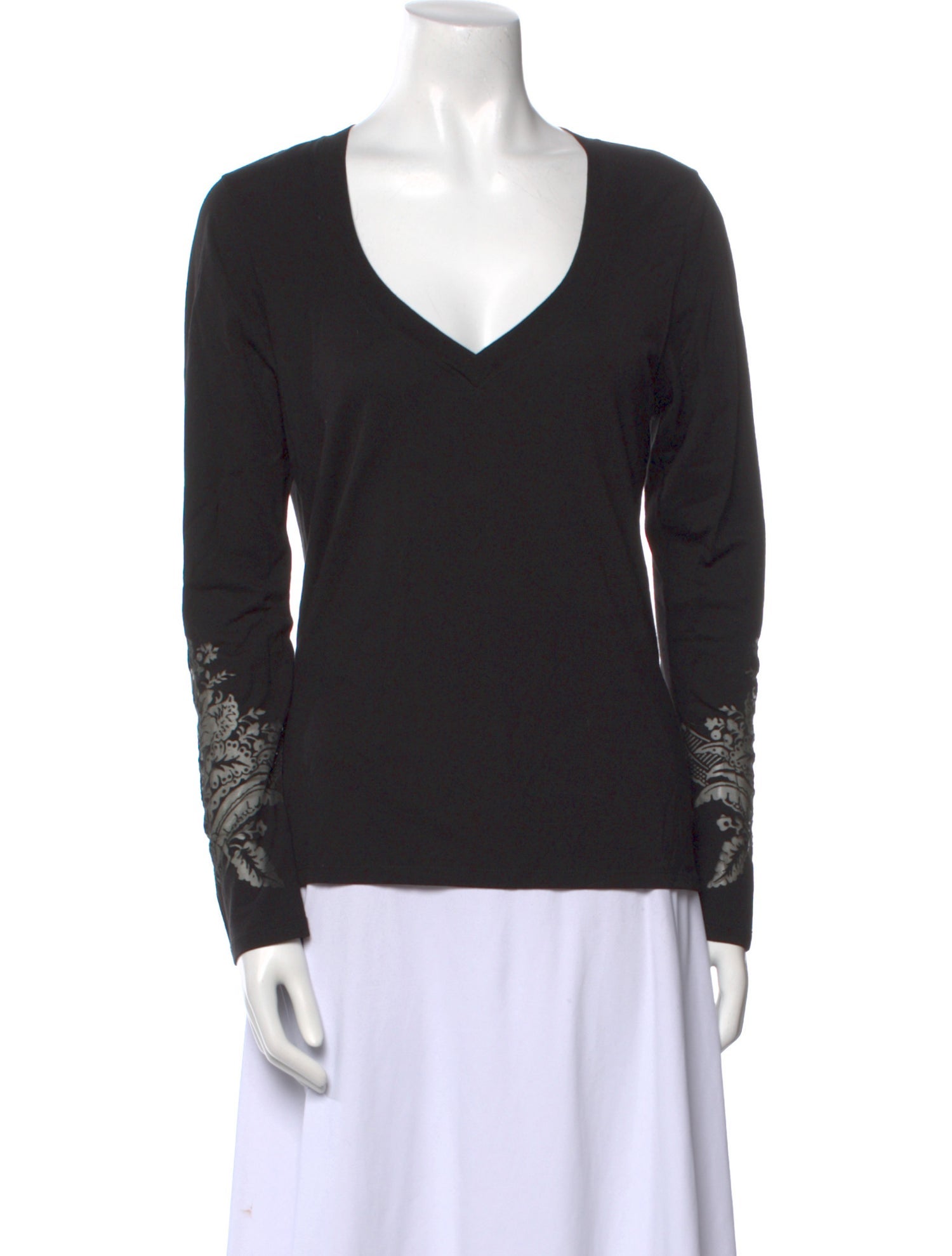 Altuzarra V-Neck Long Sleeve Sweatshirt