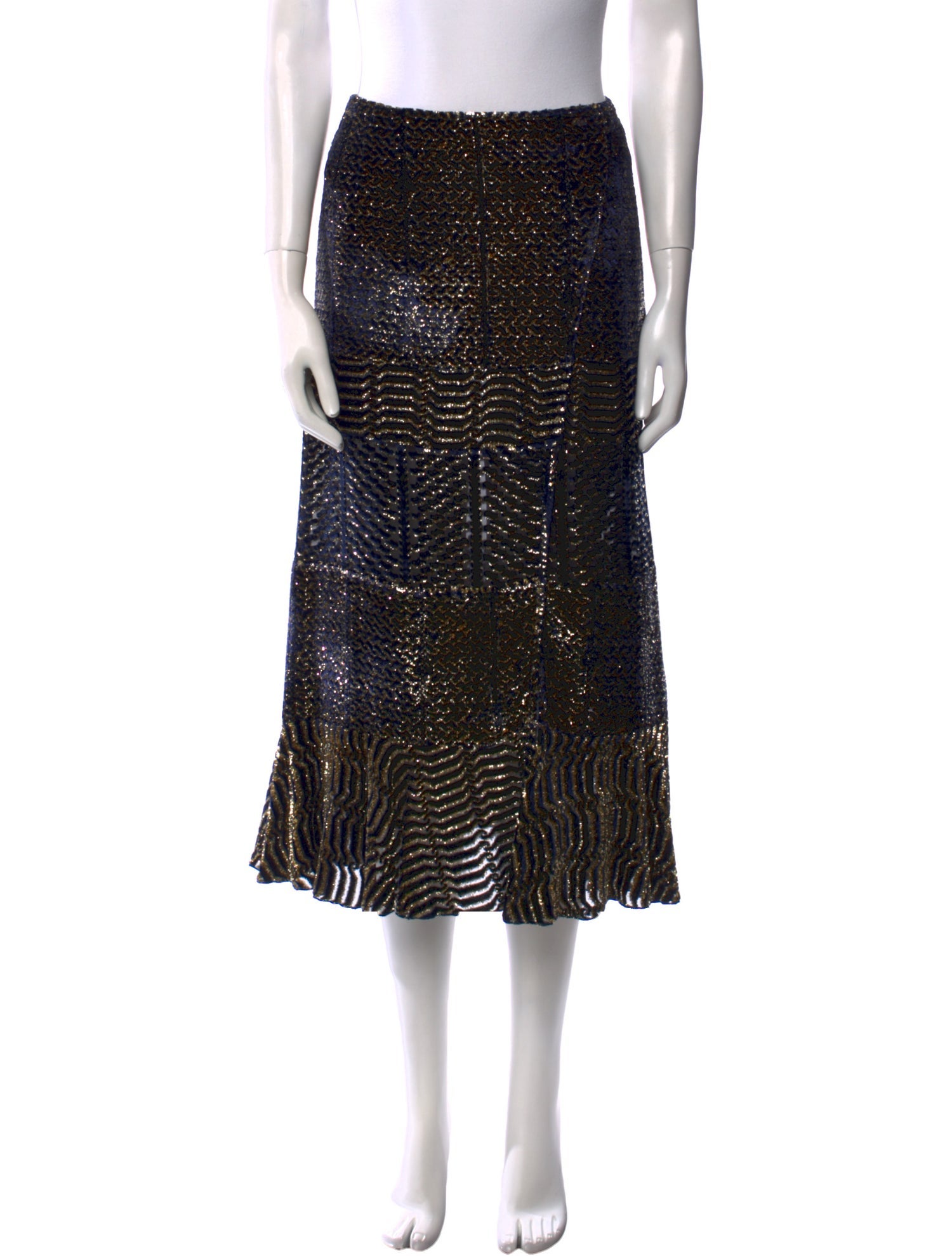 Altuzarra Printed Midi Length Skirt