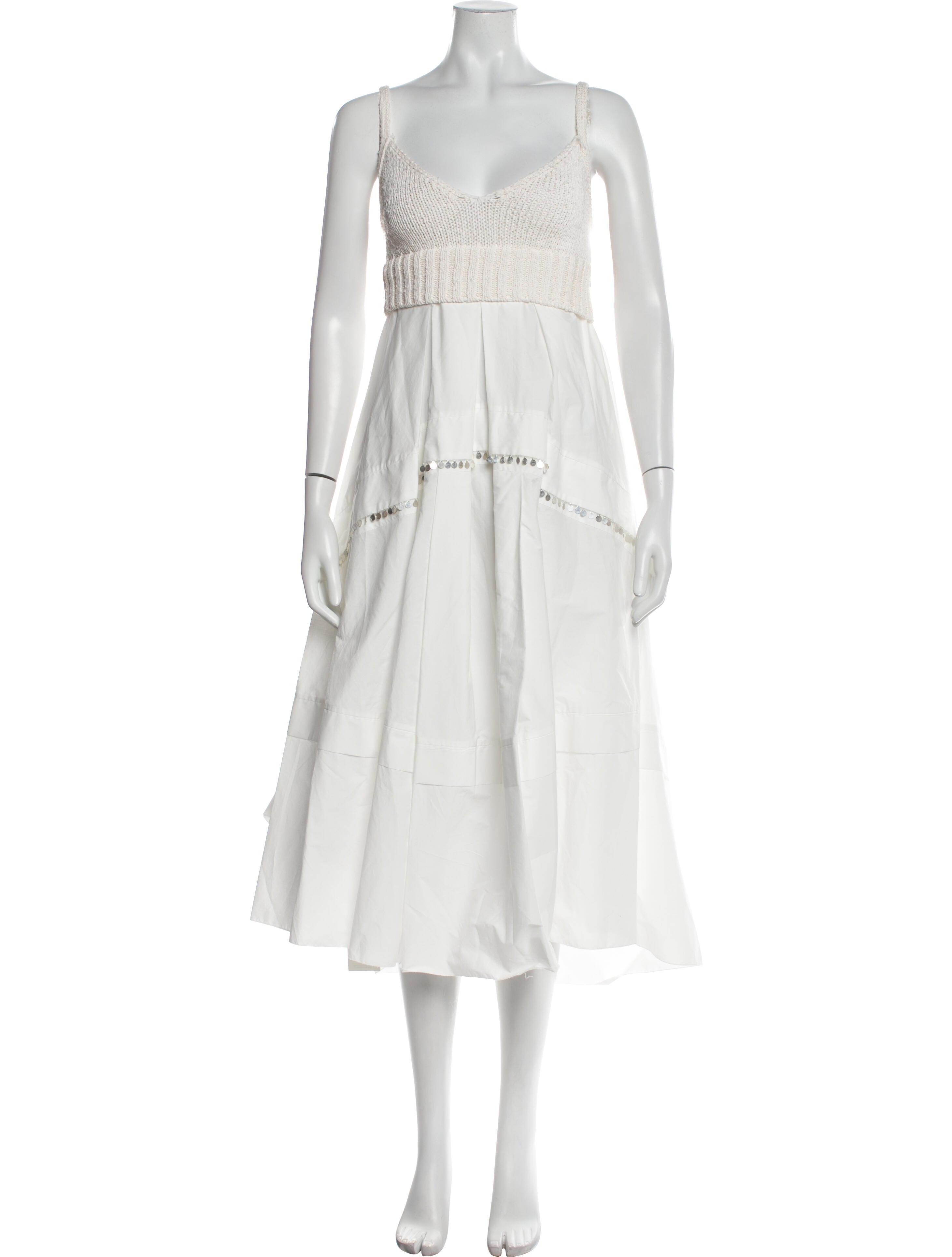 Altuzarra V-Neck Long Dress