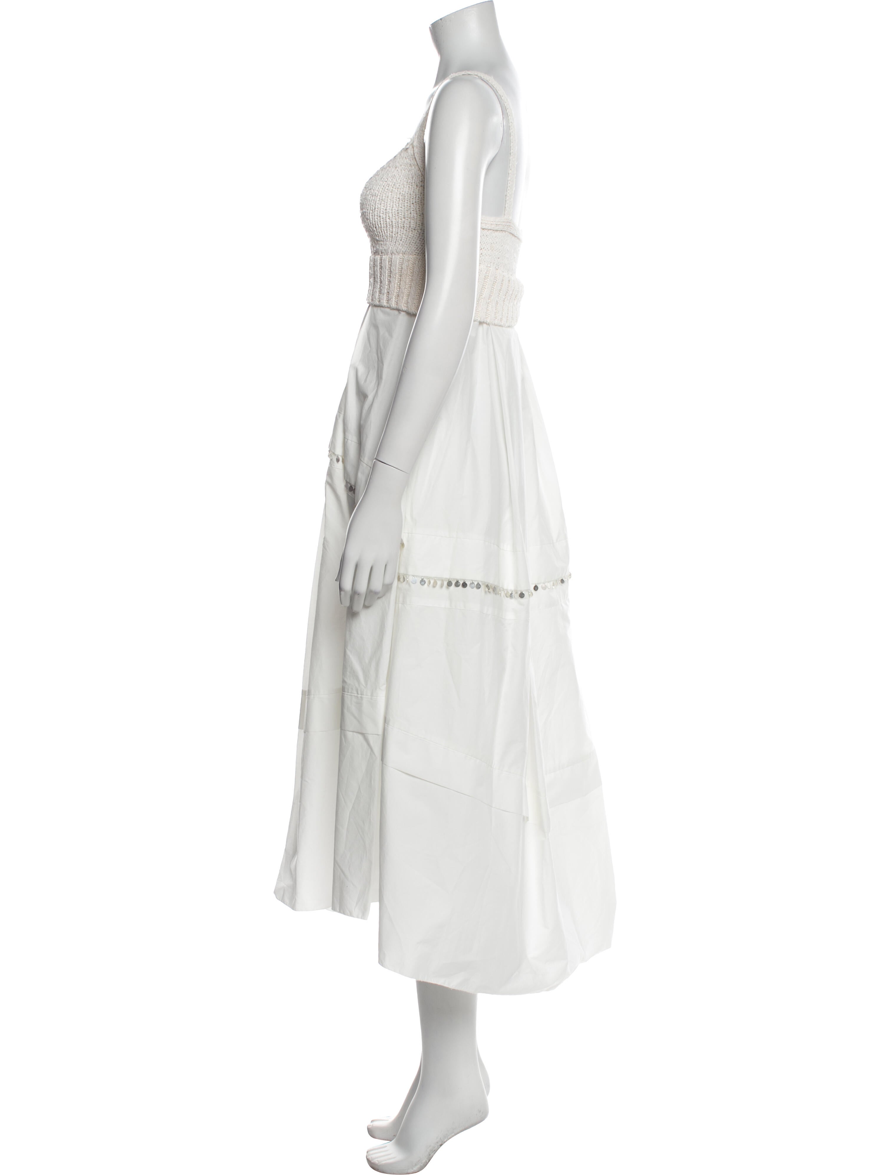 Altuzarra V-Neck Long Dress