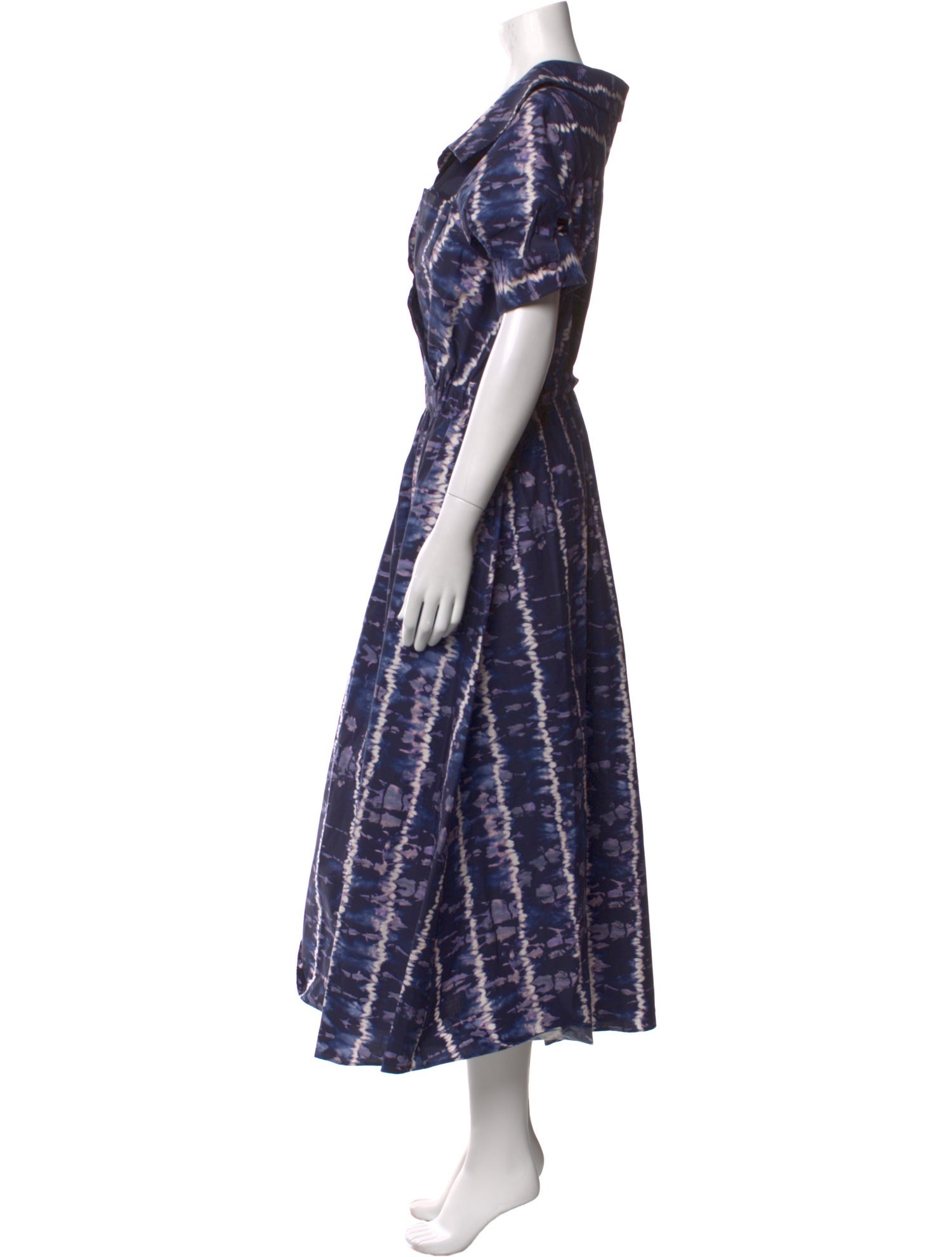 Altuzarra Tie-Dye Print Long Dress