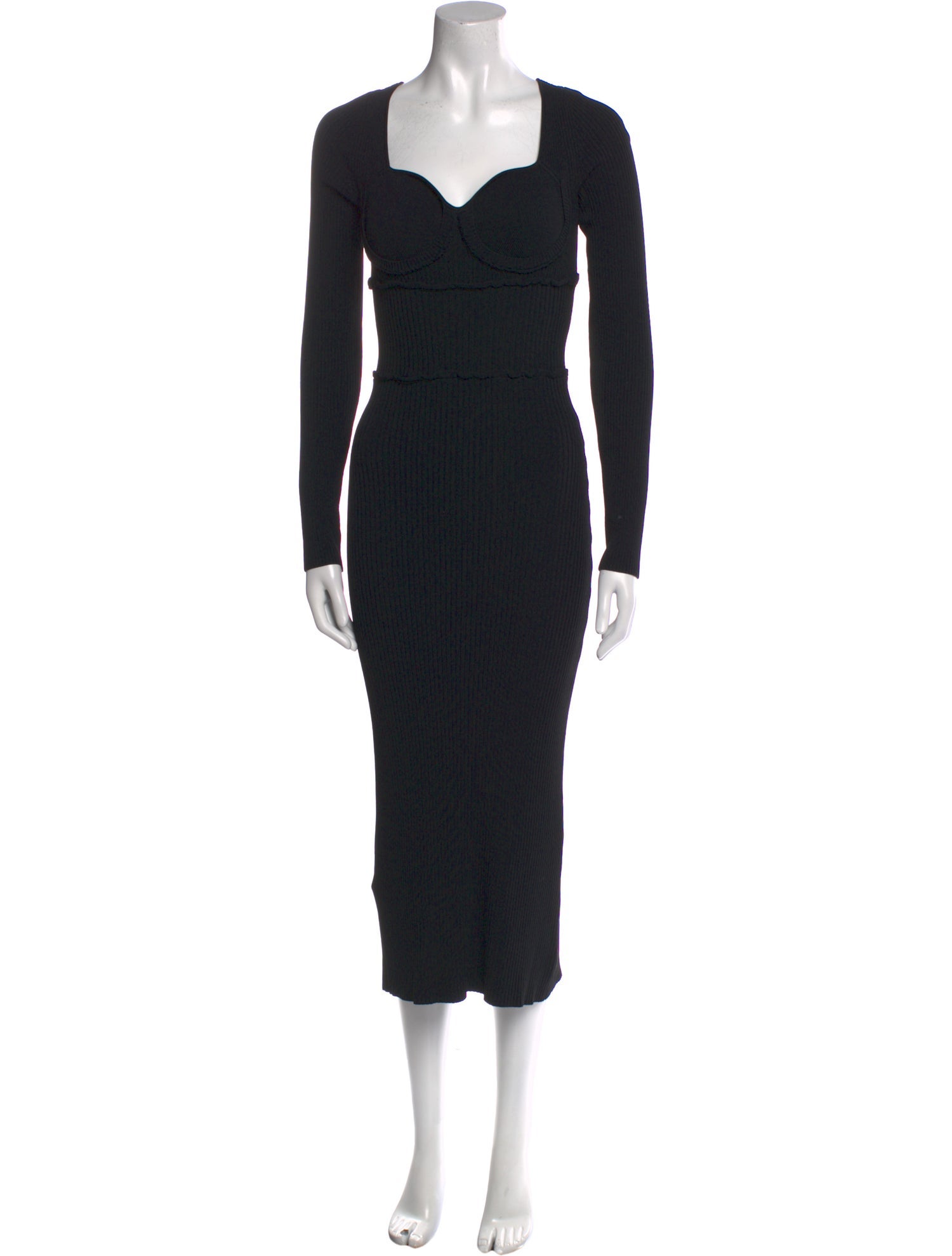 Altuzarra Square Neckline Midi Length Dress