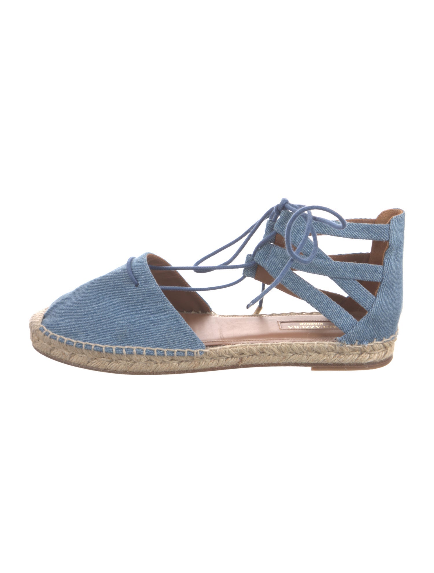 Aquazzura Denim Espadrilles