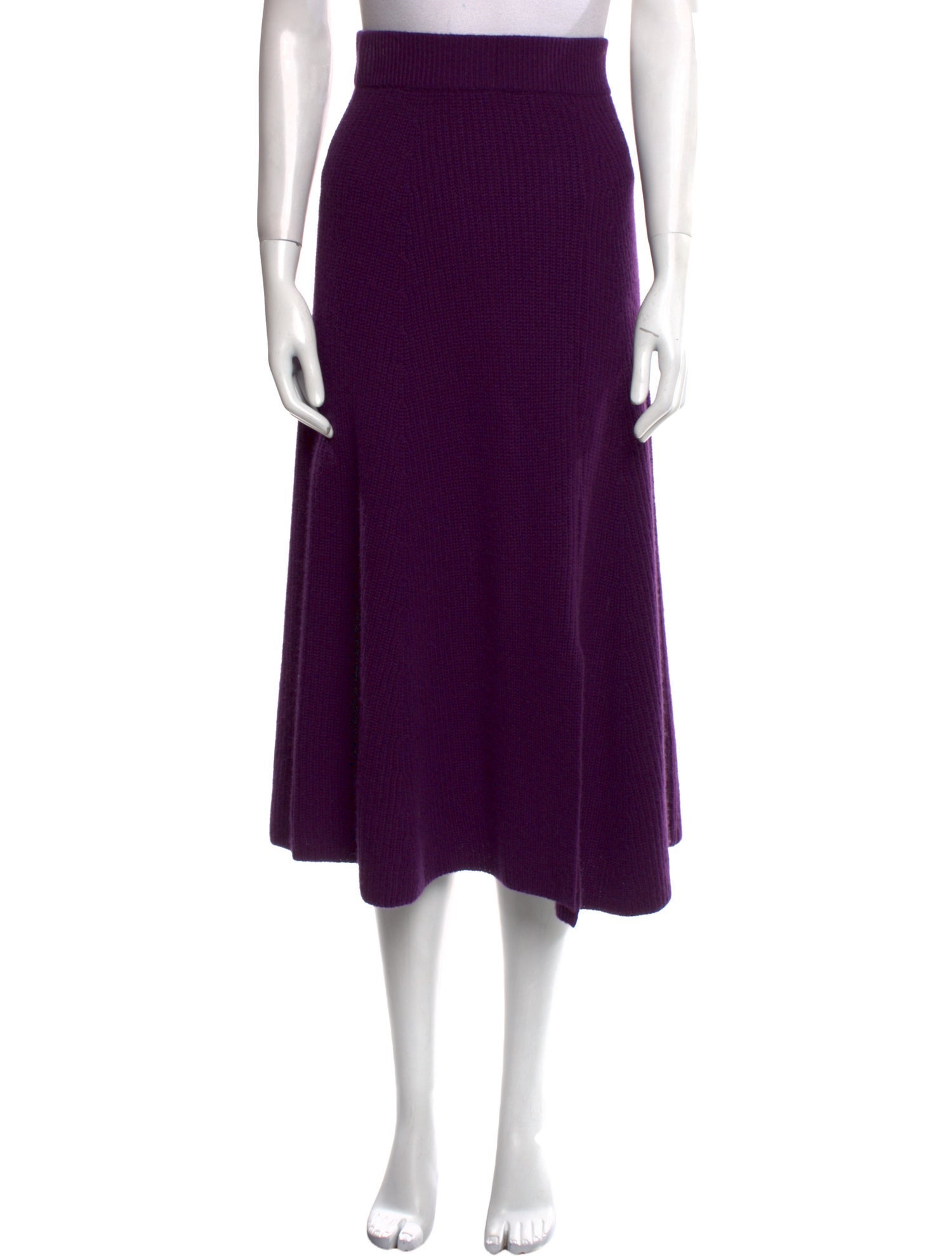 Altuzarra Cashmere Midi Length Skirt