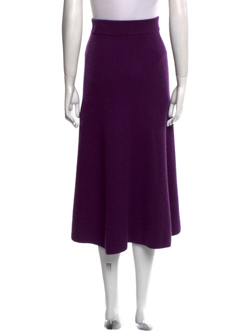 Altuzarra Cashmere Midi Length Skirt