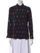 Altuzarra Silk Printed Button-Up Top