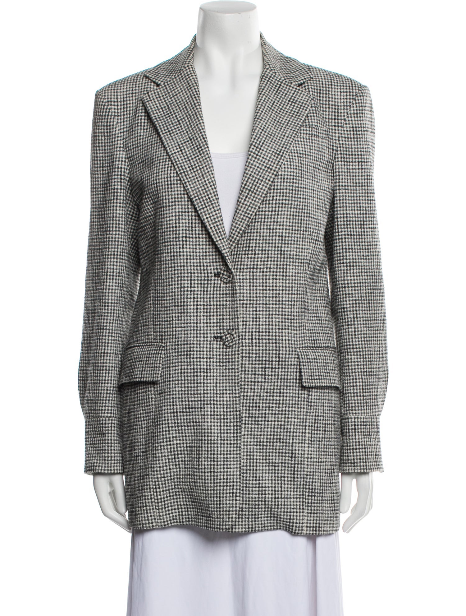 Altuzarra Houndstooth Print Blazer