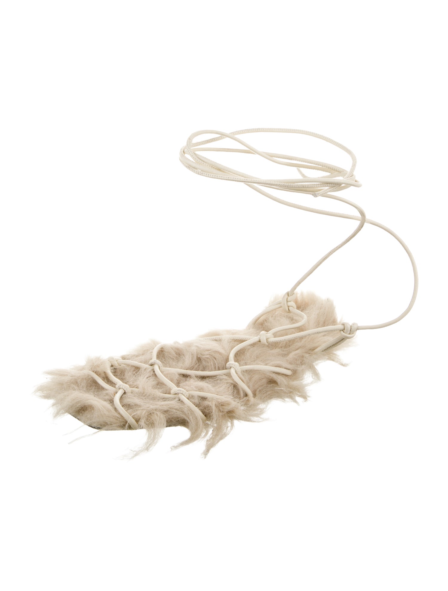 Altuzarra Fur Gladiator Sandals