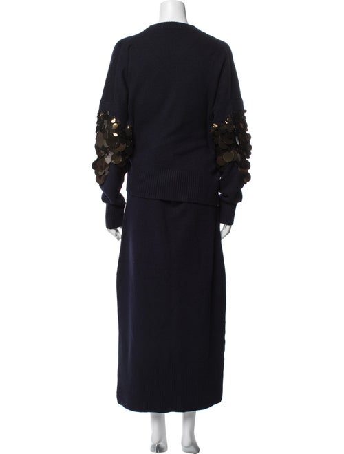 Altuzarra Merino Wool Cutout Accent Skirt Set