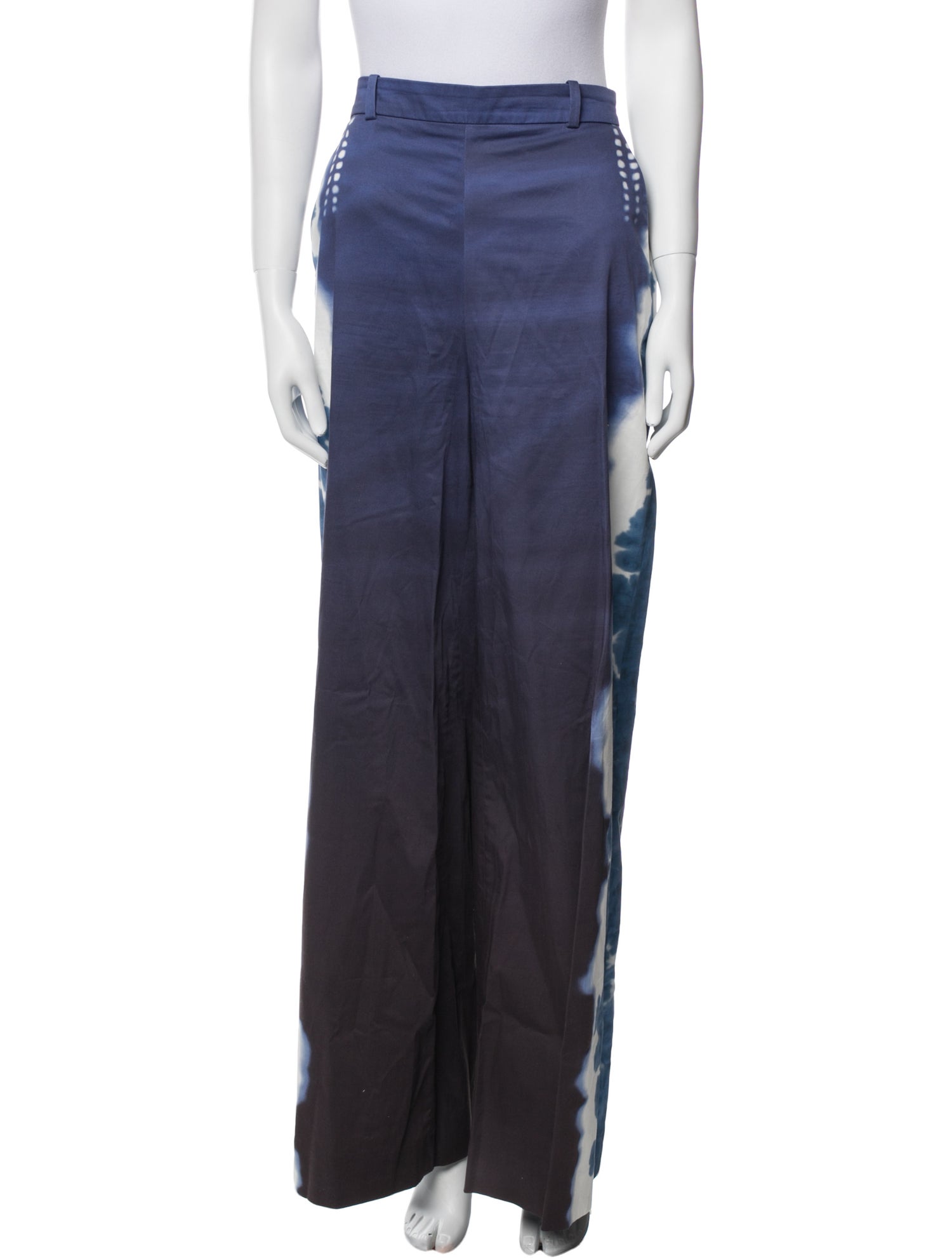 Altuzarra Tie-Dye Print Wide Leg Pants