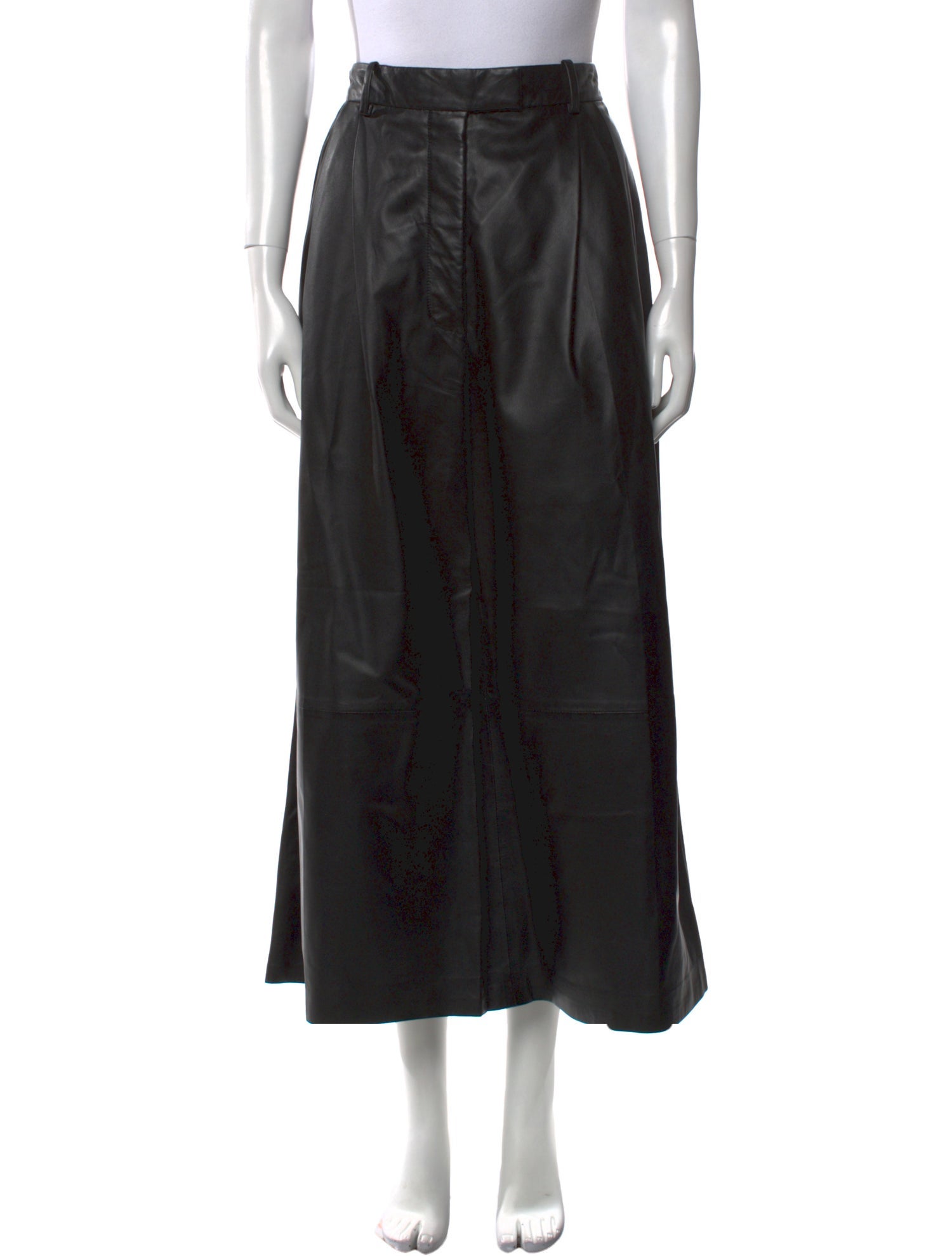 Altuzarra Lamb Leather Wide Leg Pants