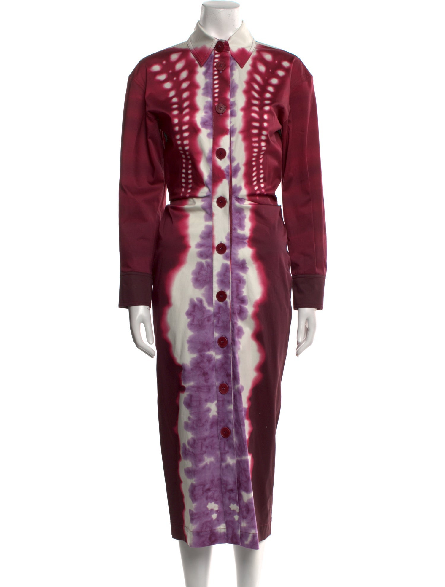 Altuzarra Tie-Dye Print Long Dress