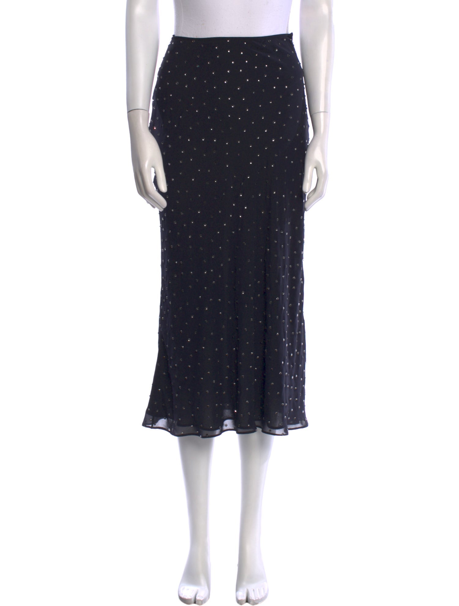 Altuzarra Polka Dot Print Midi Length Skirt