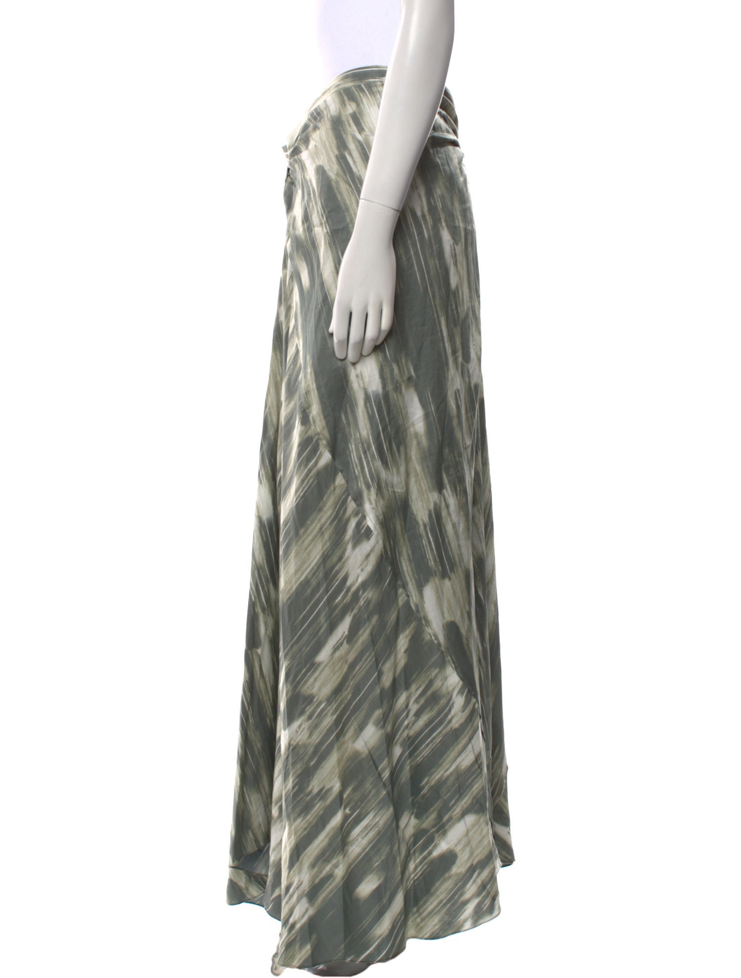 Altuzarra Tie-Dye Print Long Skirt