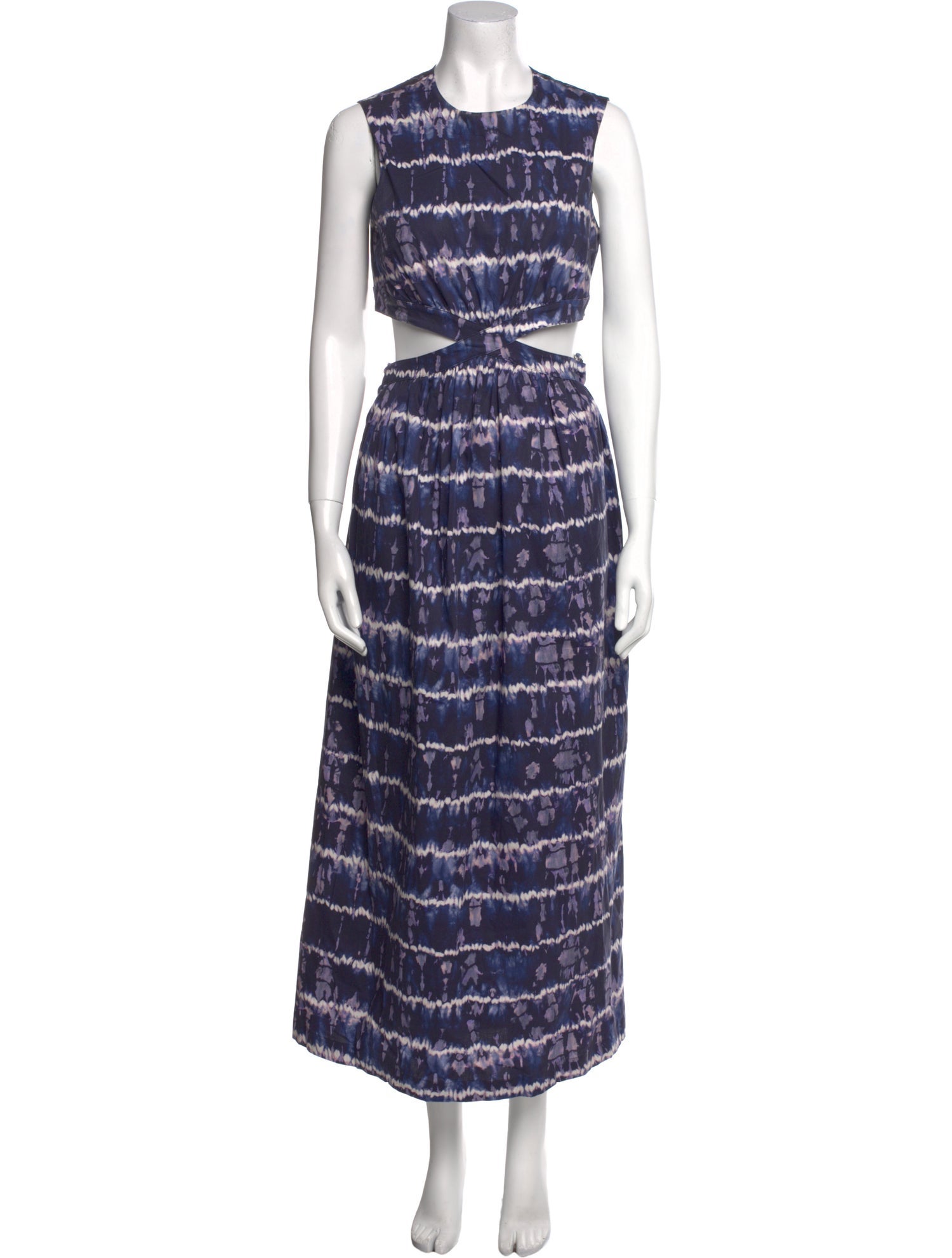 Altuzarra Tie-Dye Print Long Dress