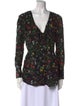 Altuzarra Silk Floral Print Blouse