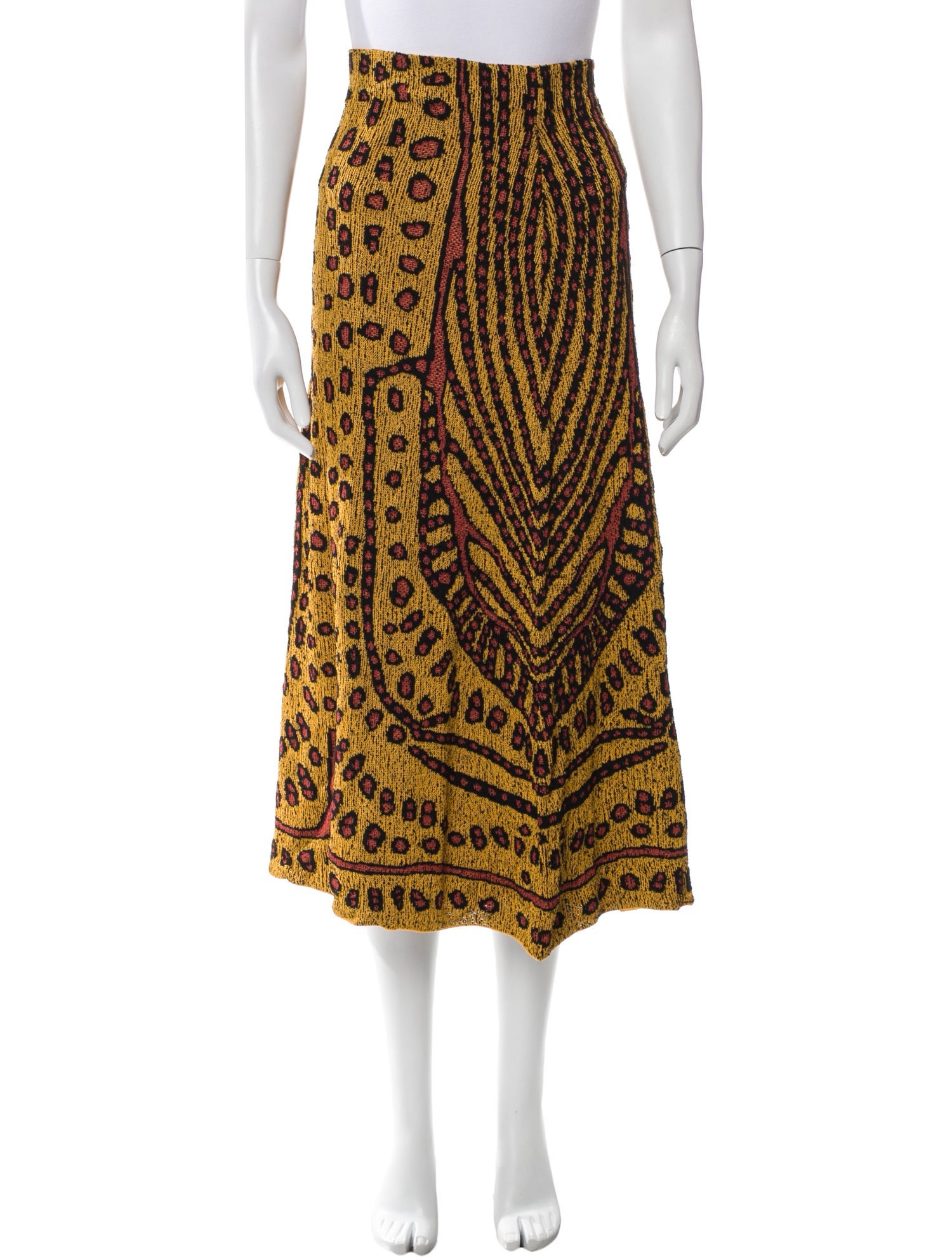 Altuzarra Printed Midi Length Skirt w/ Tags
